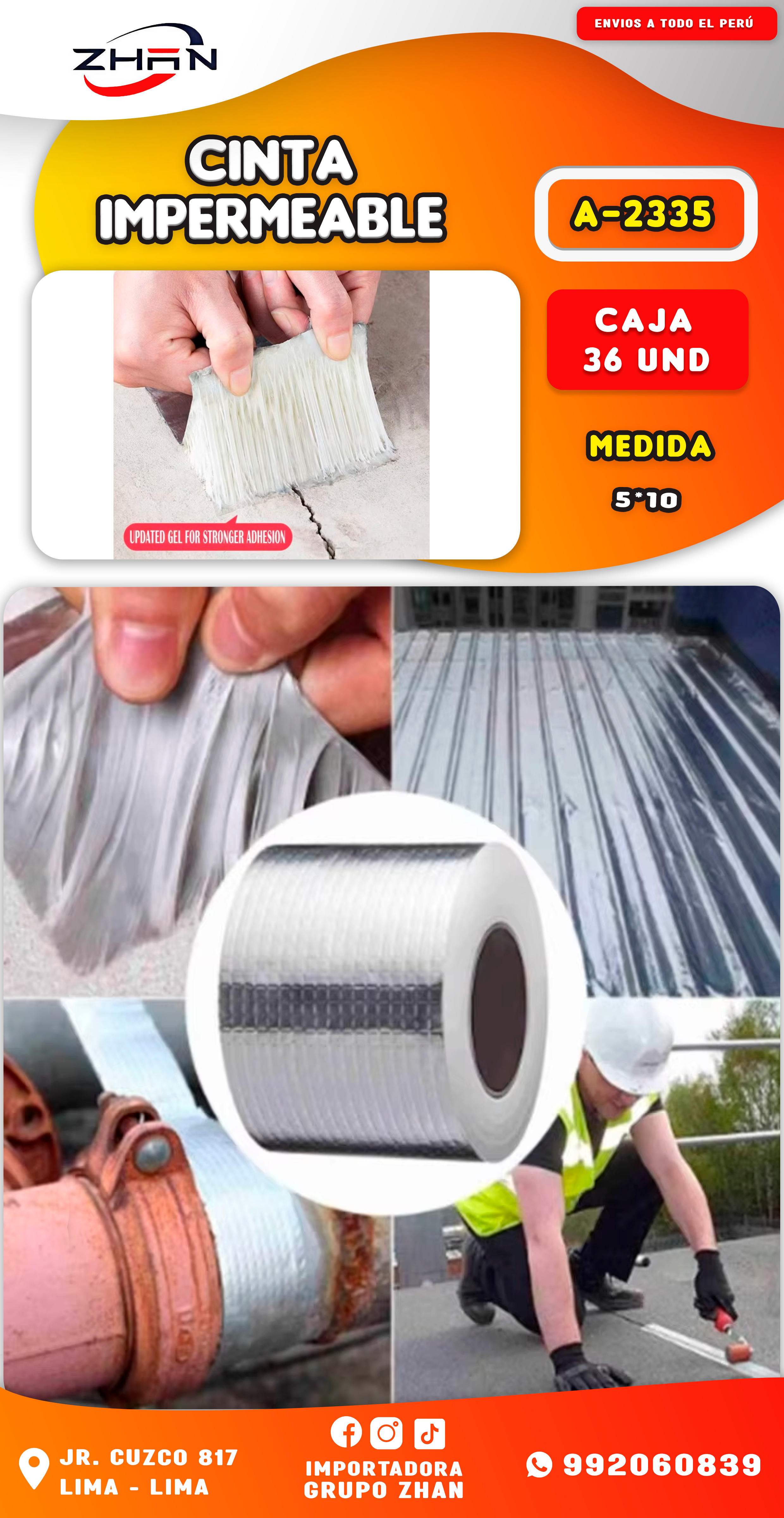 CINTA IMPERMEABLE