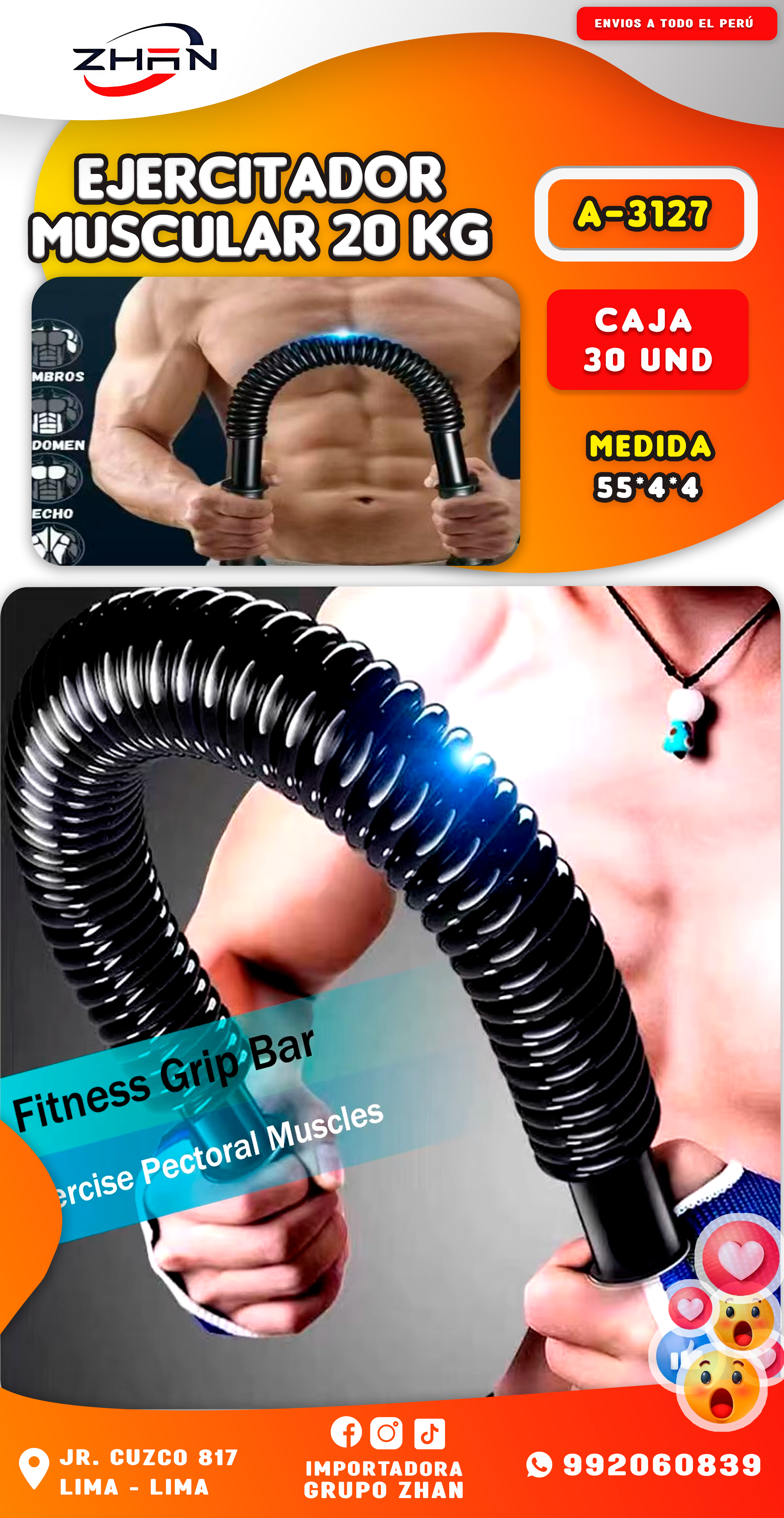 EJERCITADOR MUSCULAR 20 KG