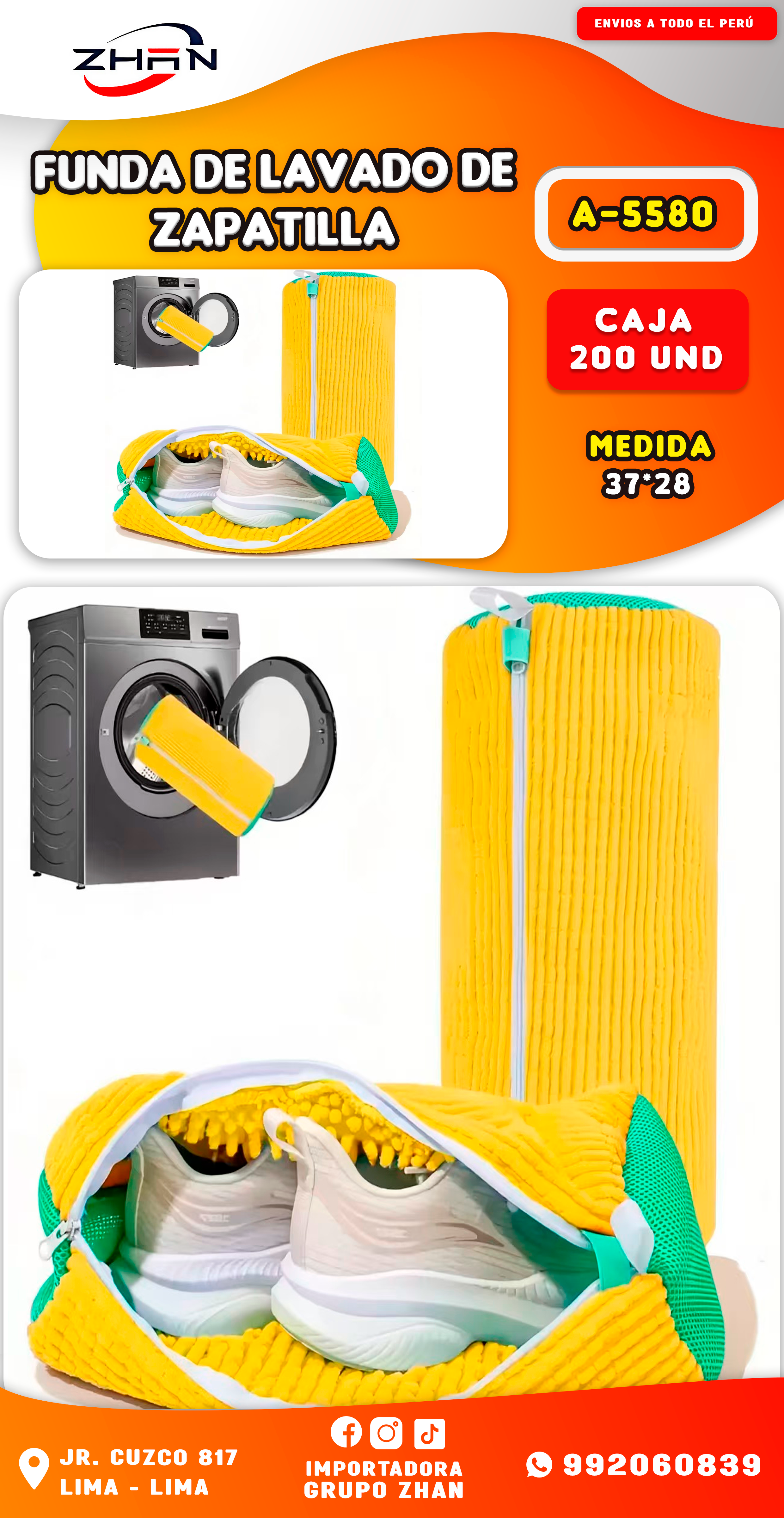 FUNDA DE LAVADO DE ZAPATILLA