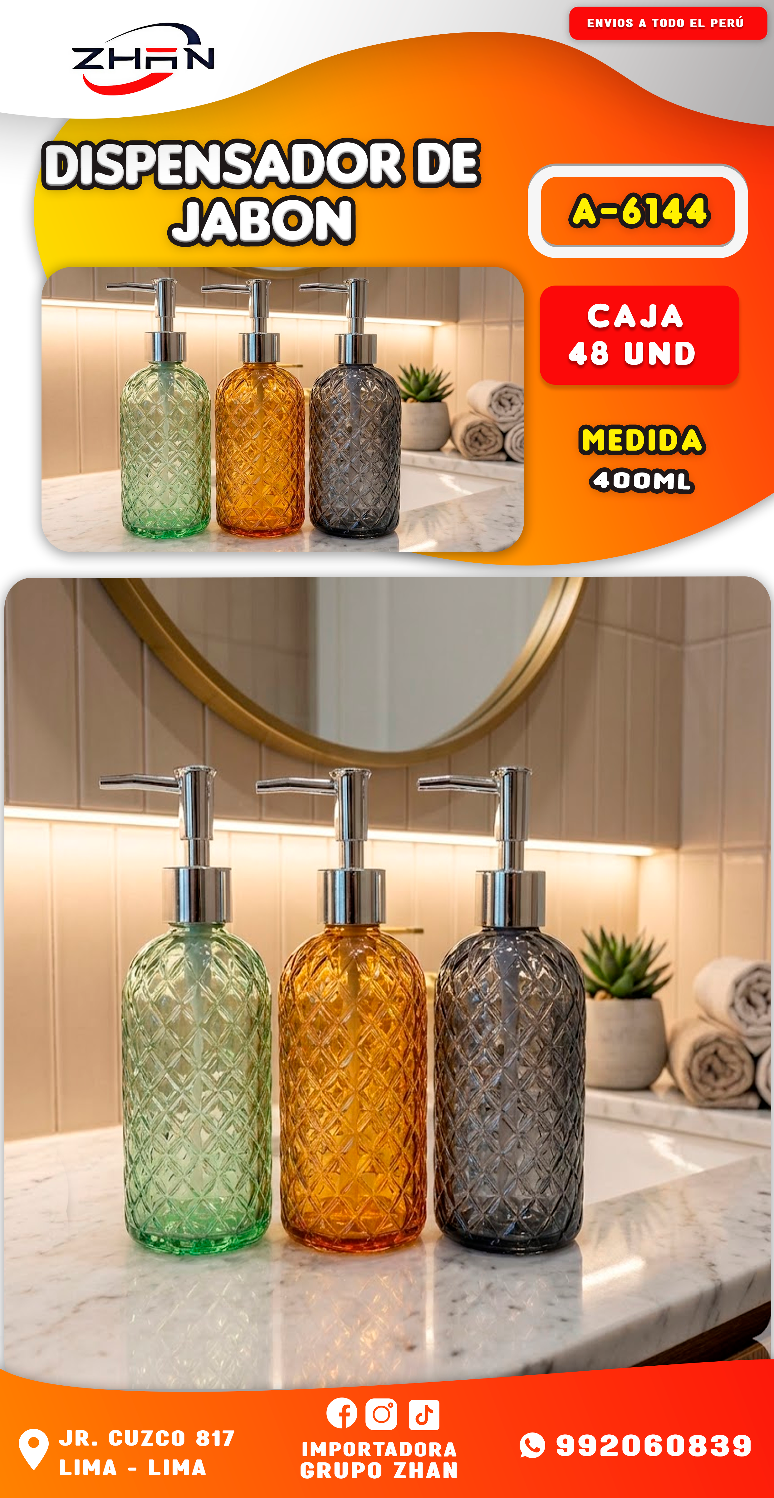 DISPENSADOR DE JABON