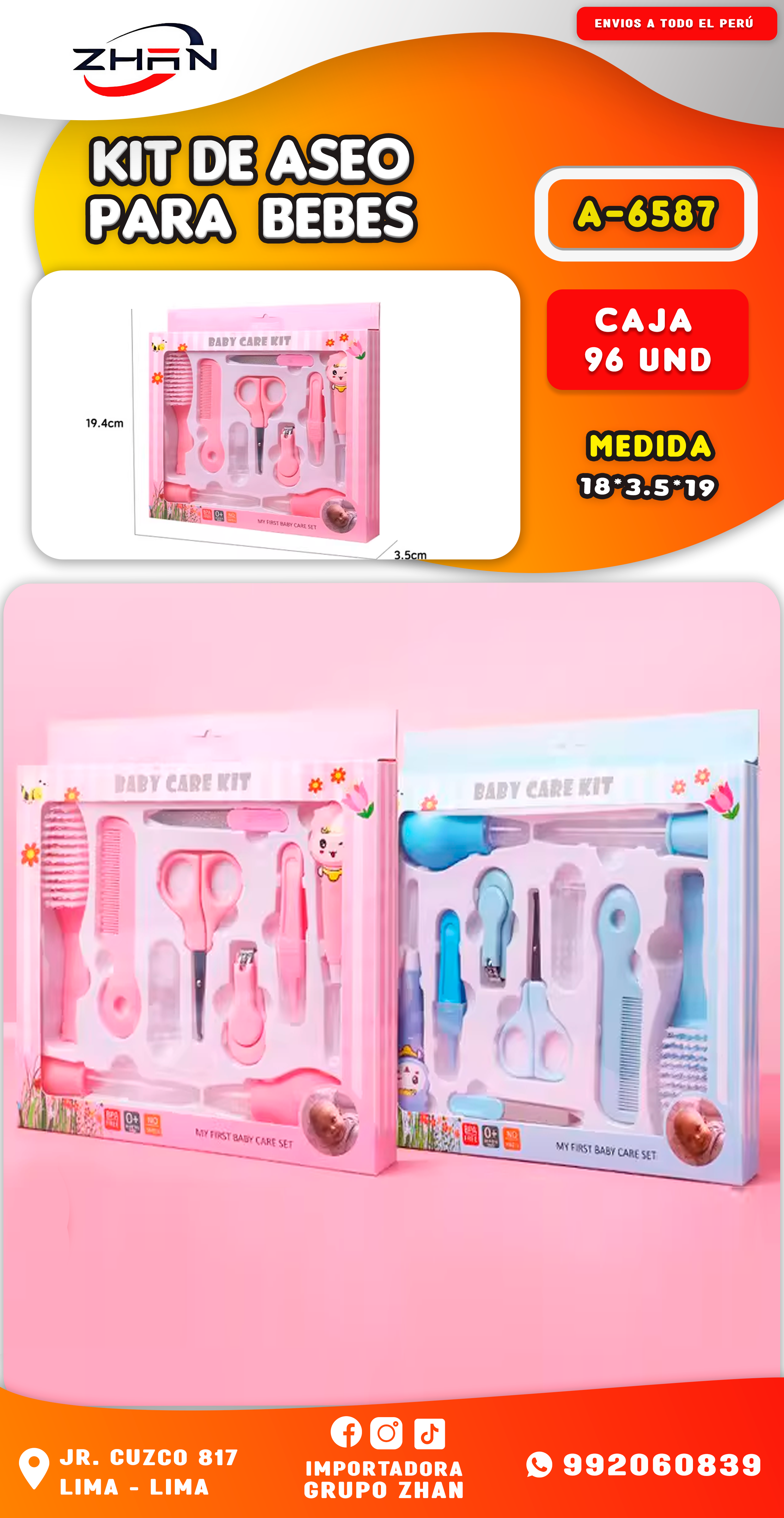 KIT DE ASEO PARA BEBES