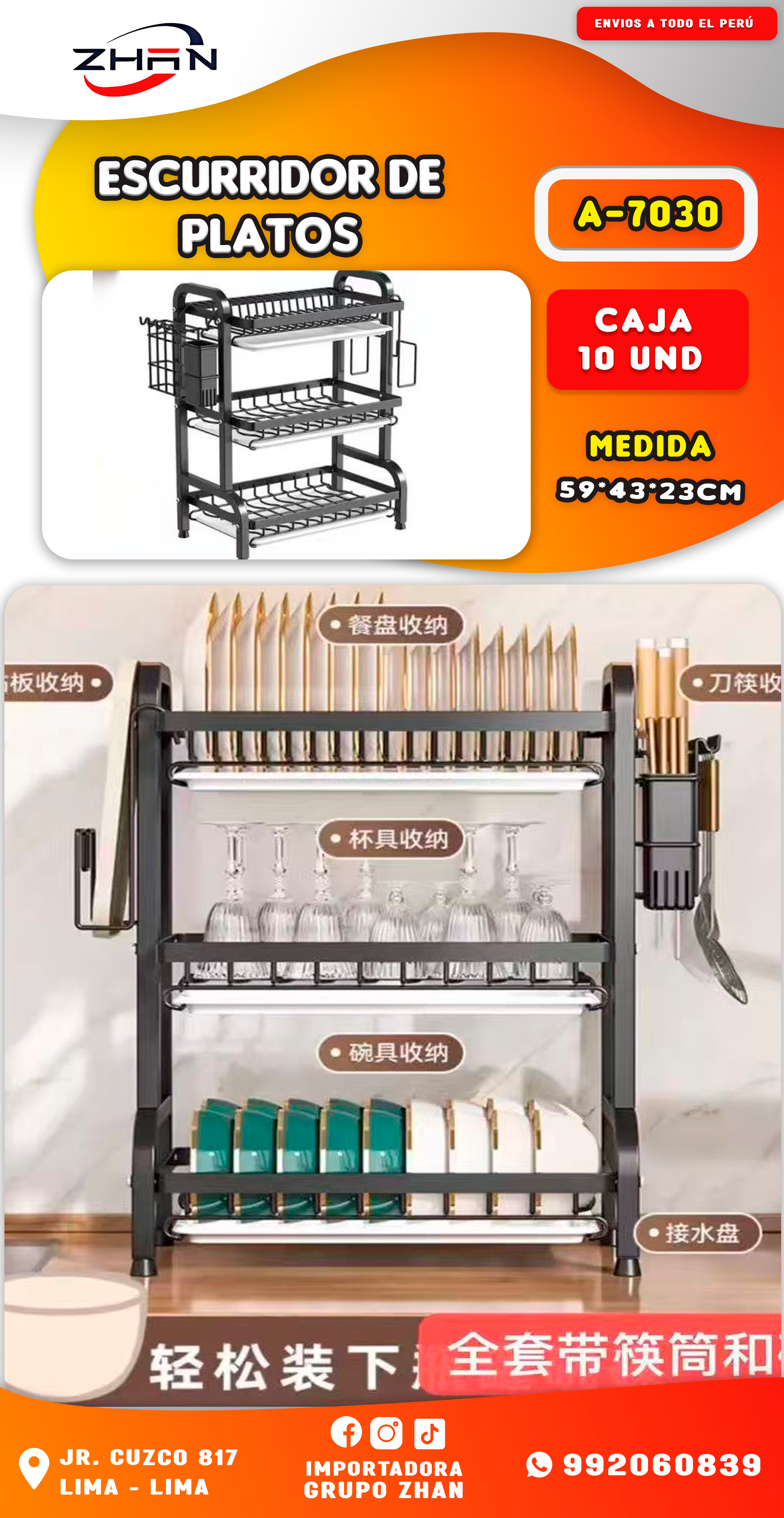 ESCURRIDOR DE PLATOS