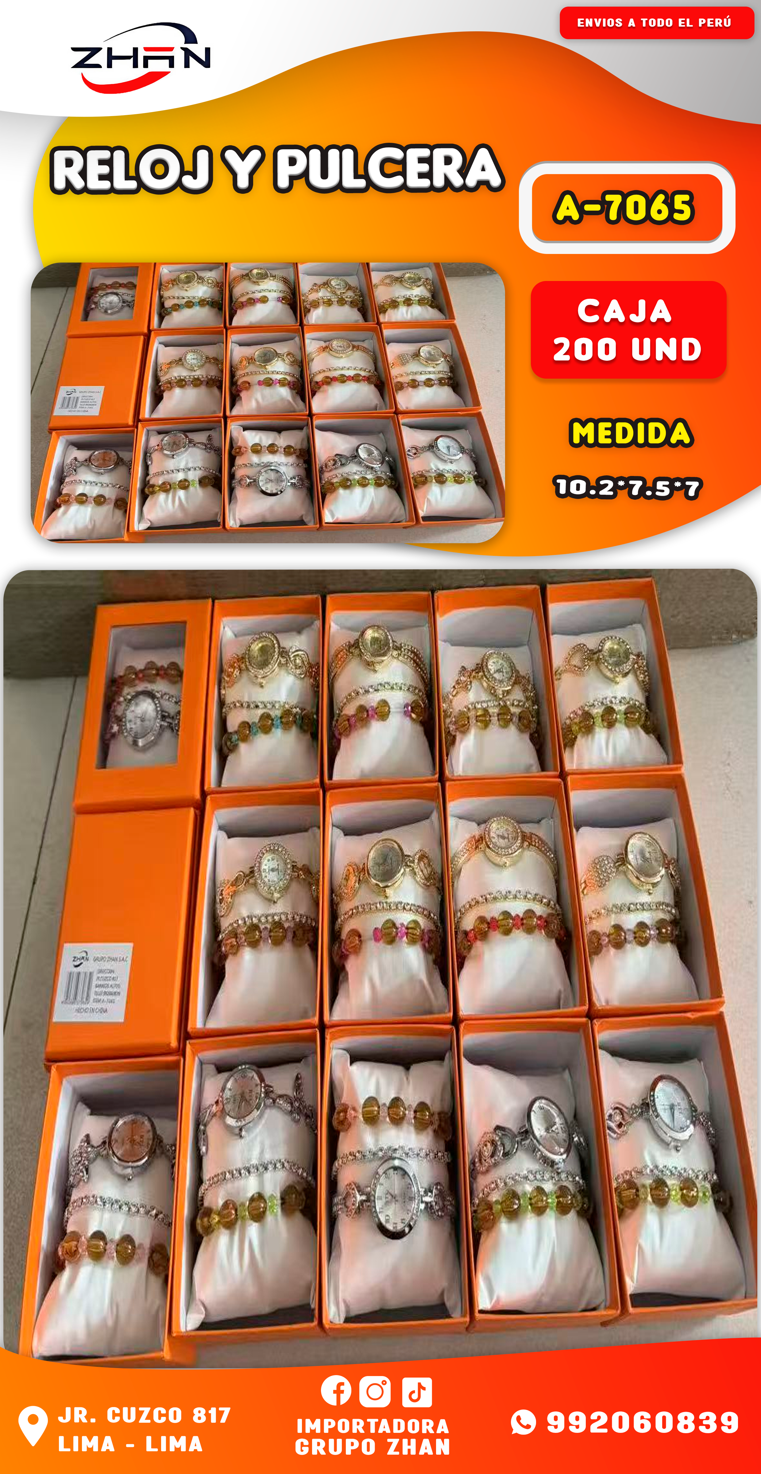 RELOJ PULCERA Y COLLAR