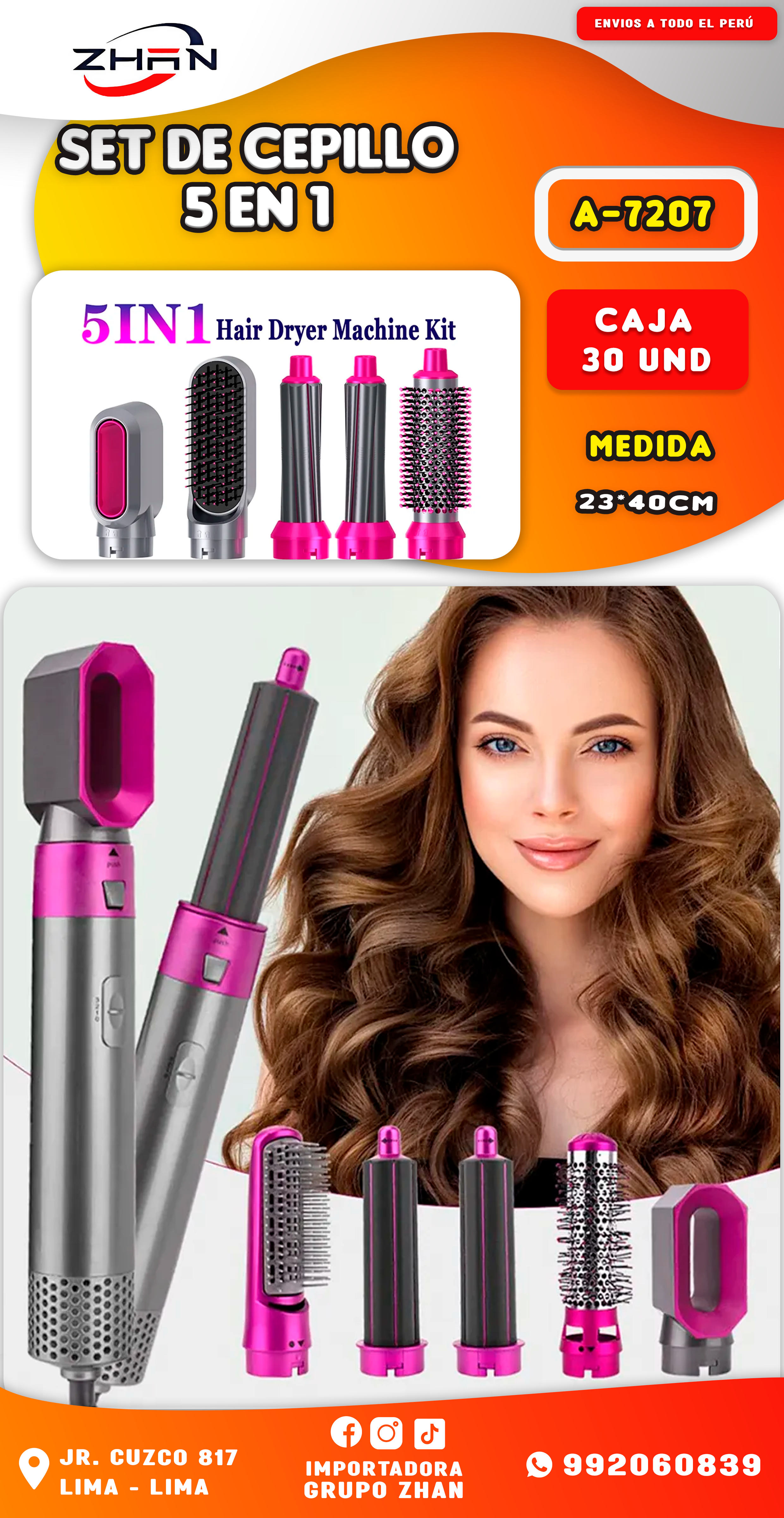 SET DE CEPILLO 5 EN 1