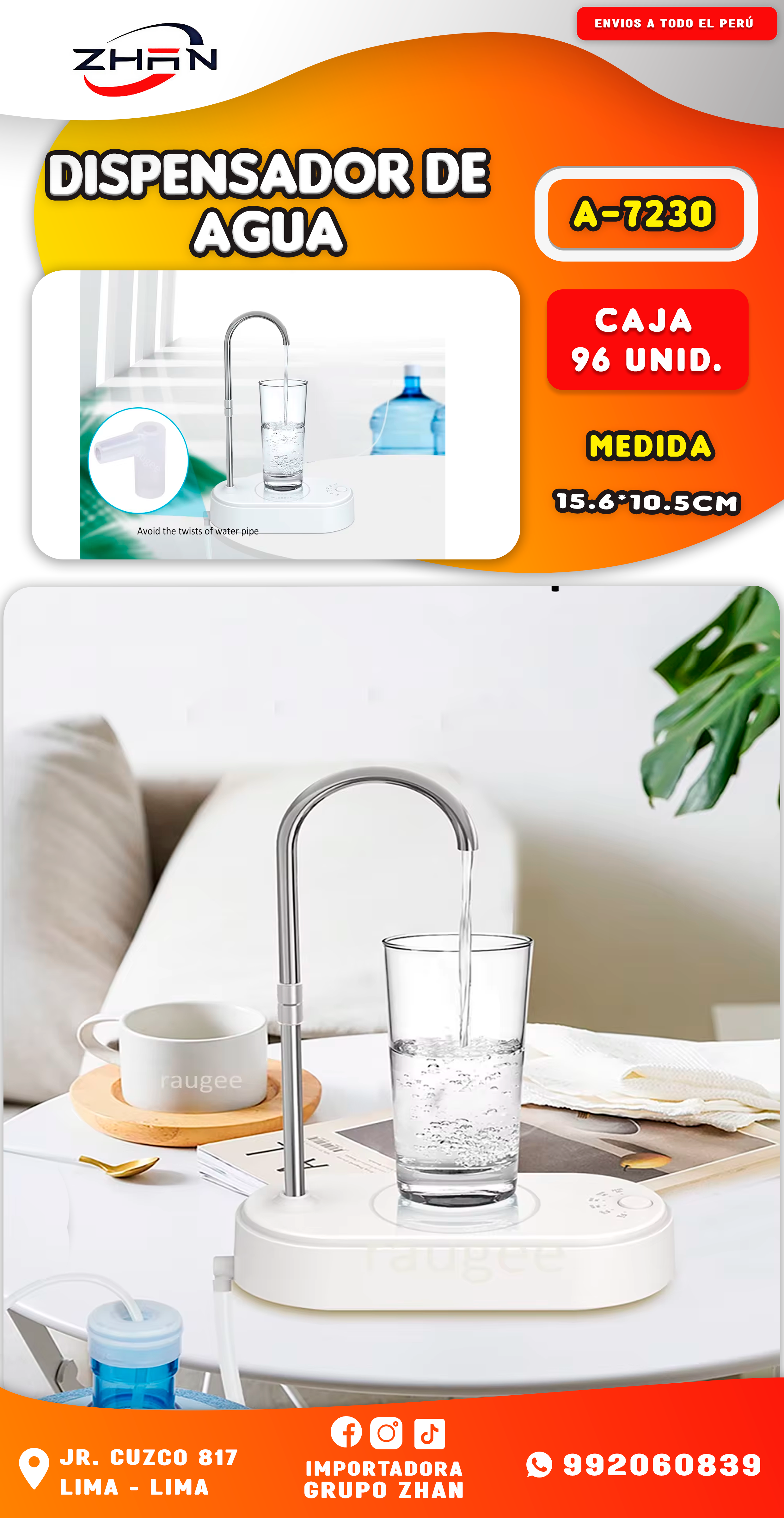 DISPENSADOR DE AGUA