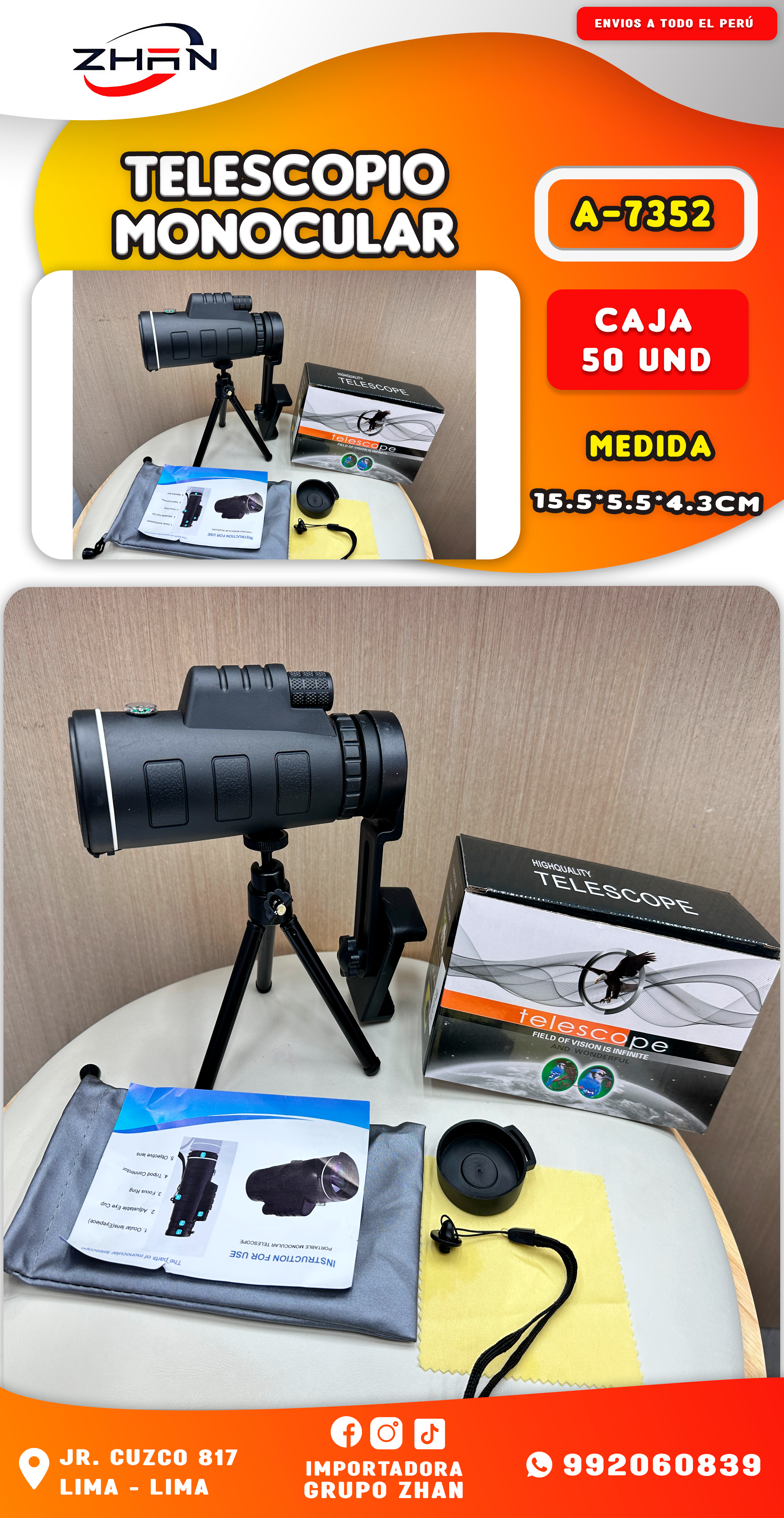 TELESCOPIO MONOCULAR