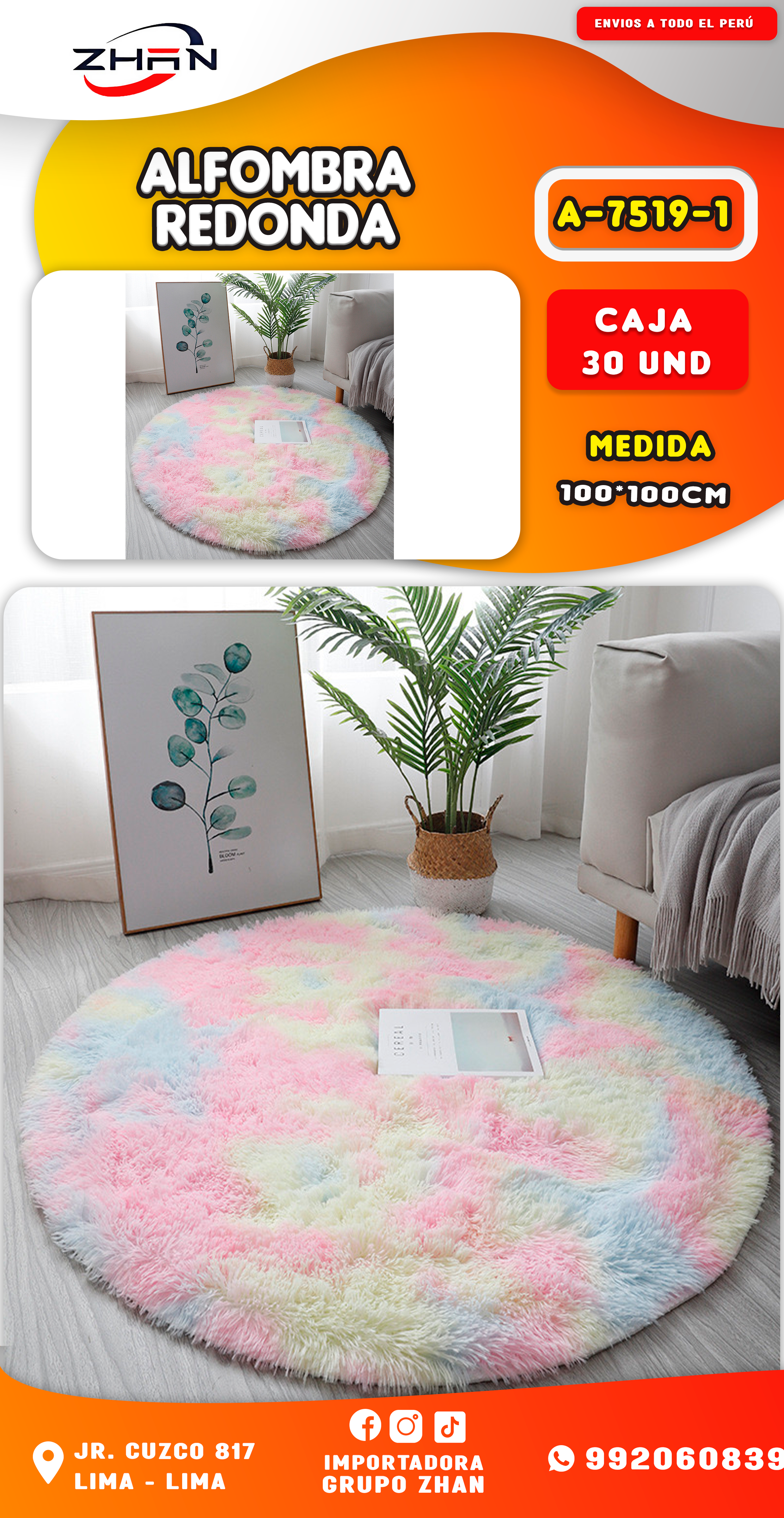ALFOMBRA REDONDA
