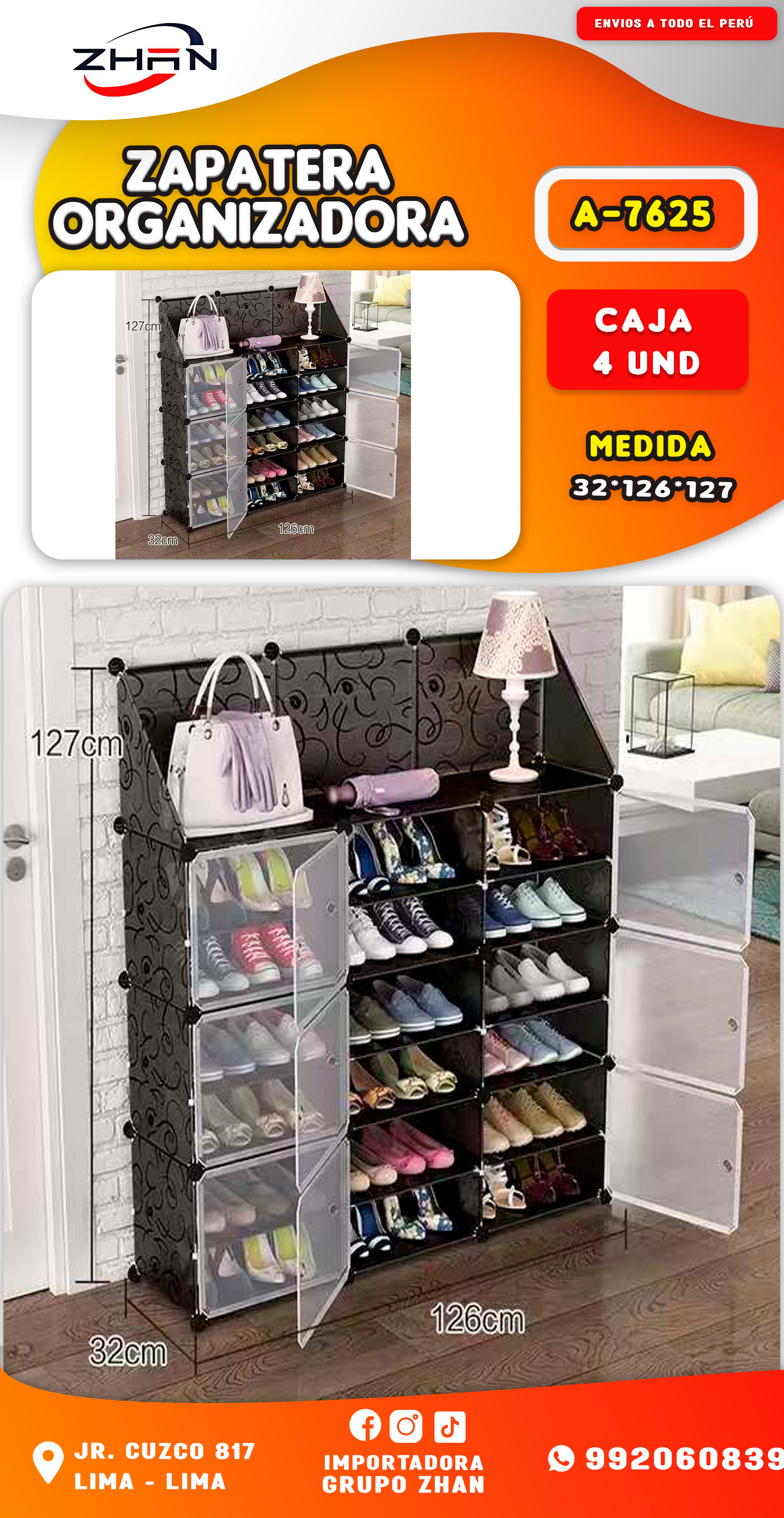ZAPATERA ORGANIZADORA