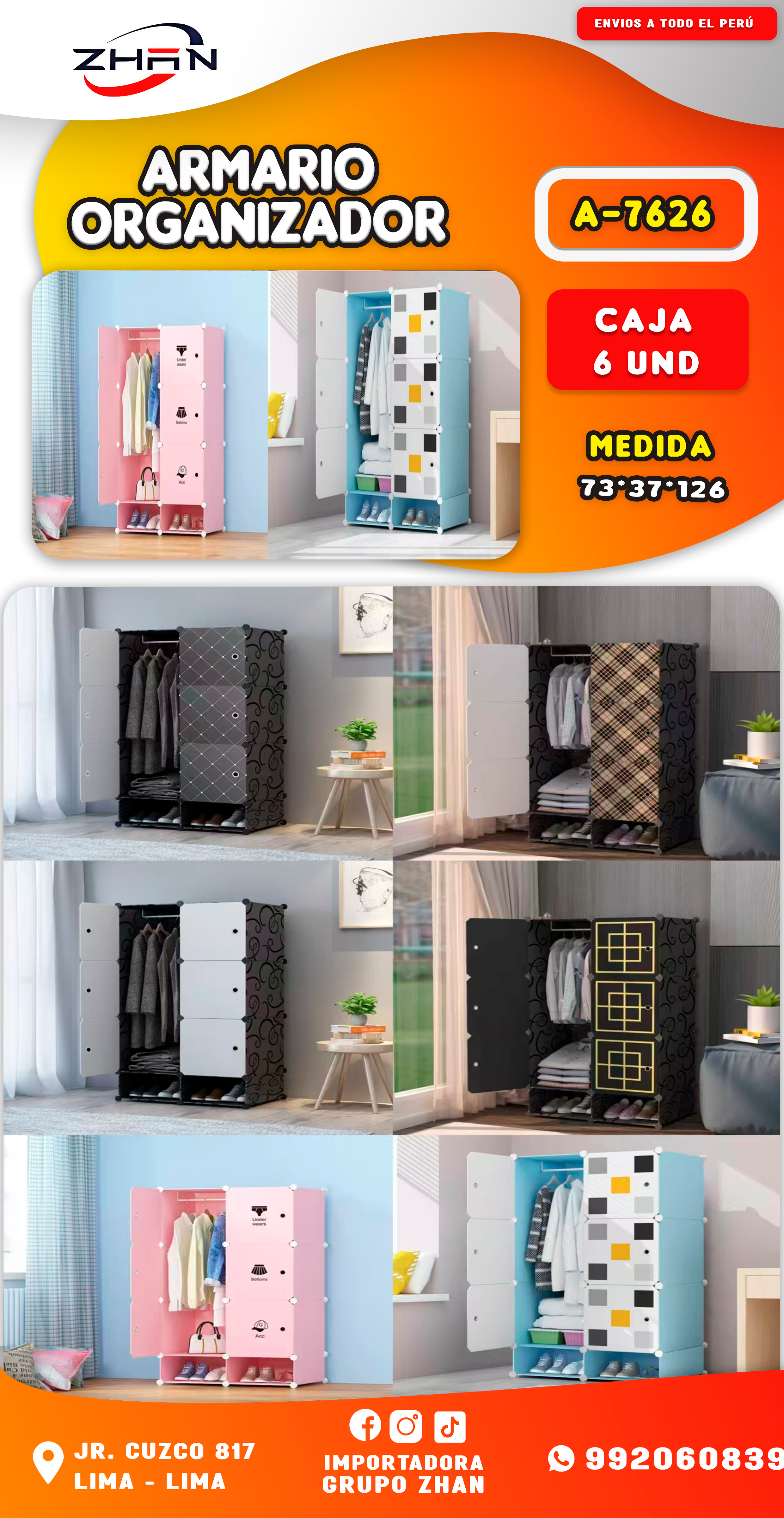 ARMARIO ORGANIZADOR DE ROPA