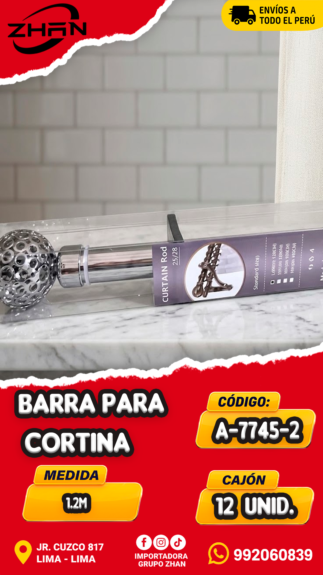 BARRA PARA CORTINA