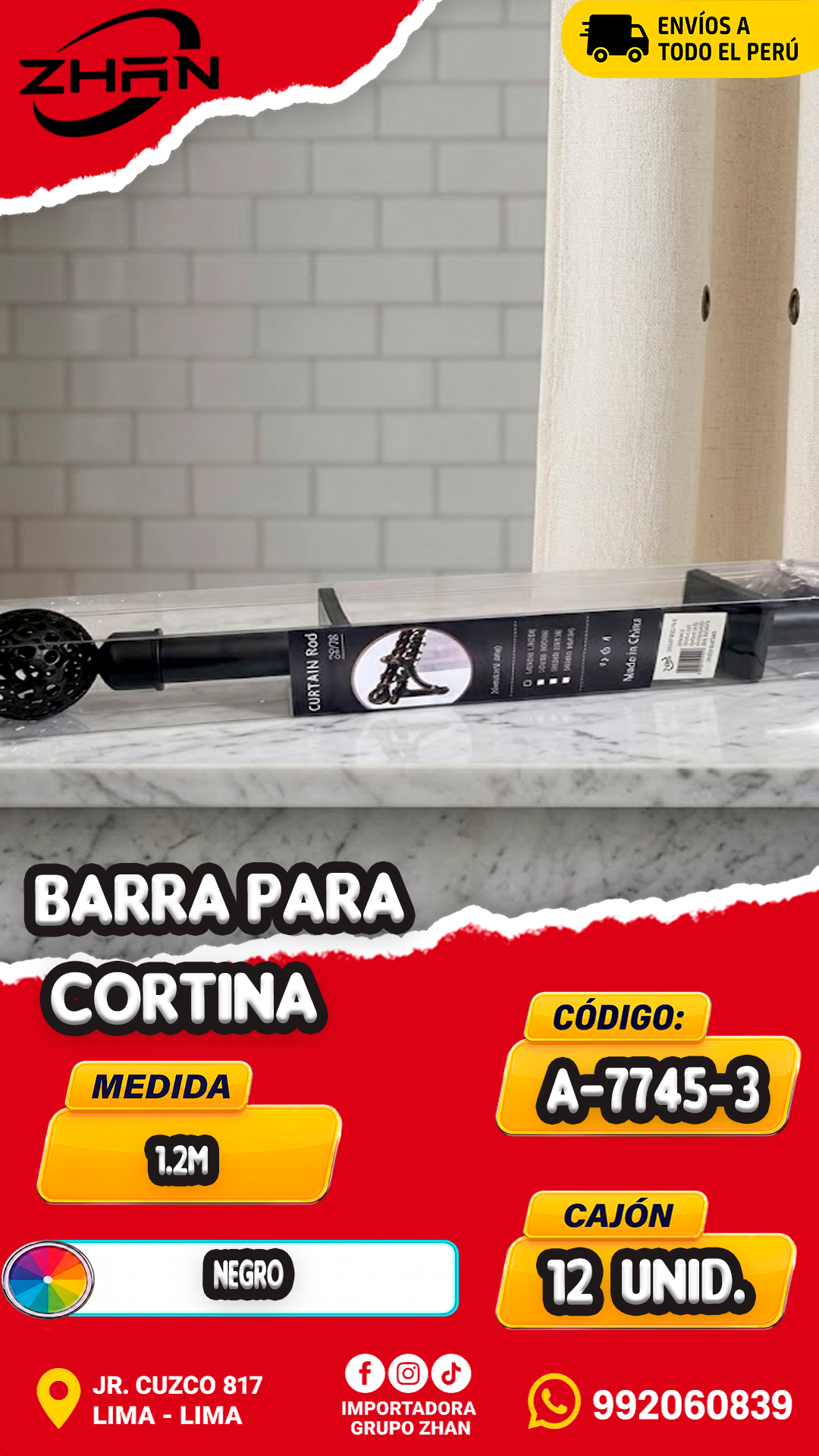 BARRA PARA CORTINA