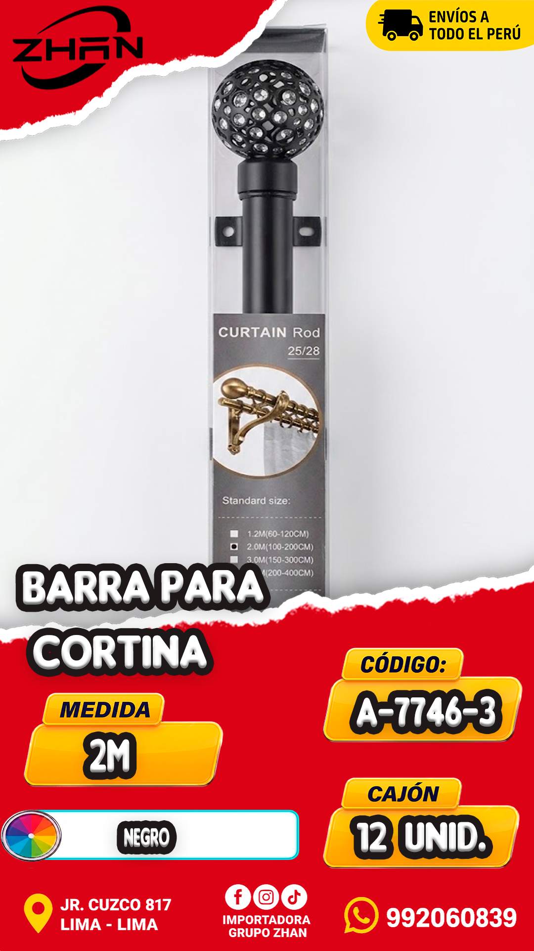 BARRA PARA CORTINA
