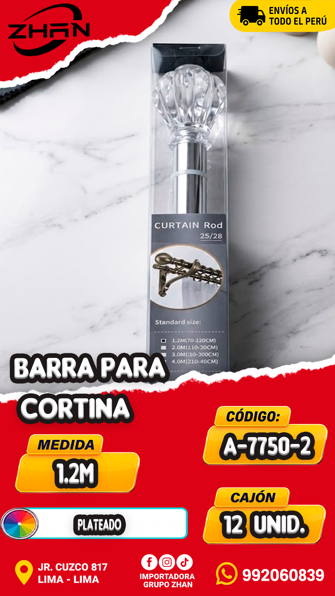 BARRA PARA CORTINA