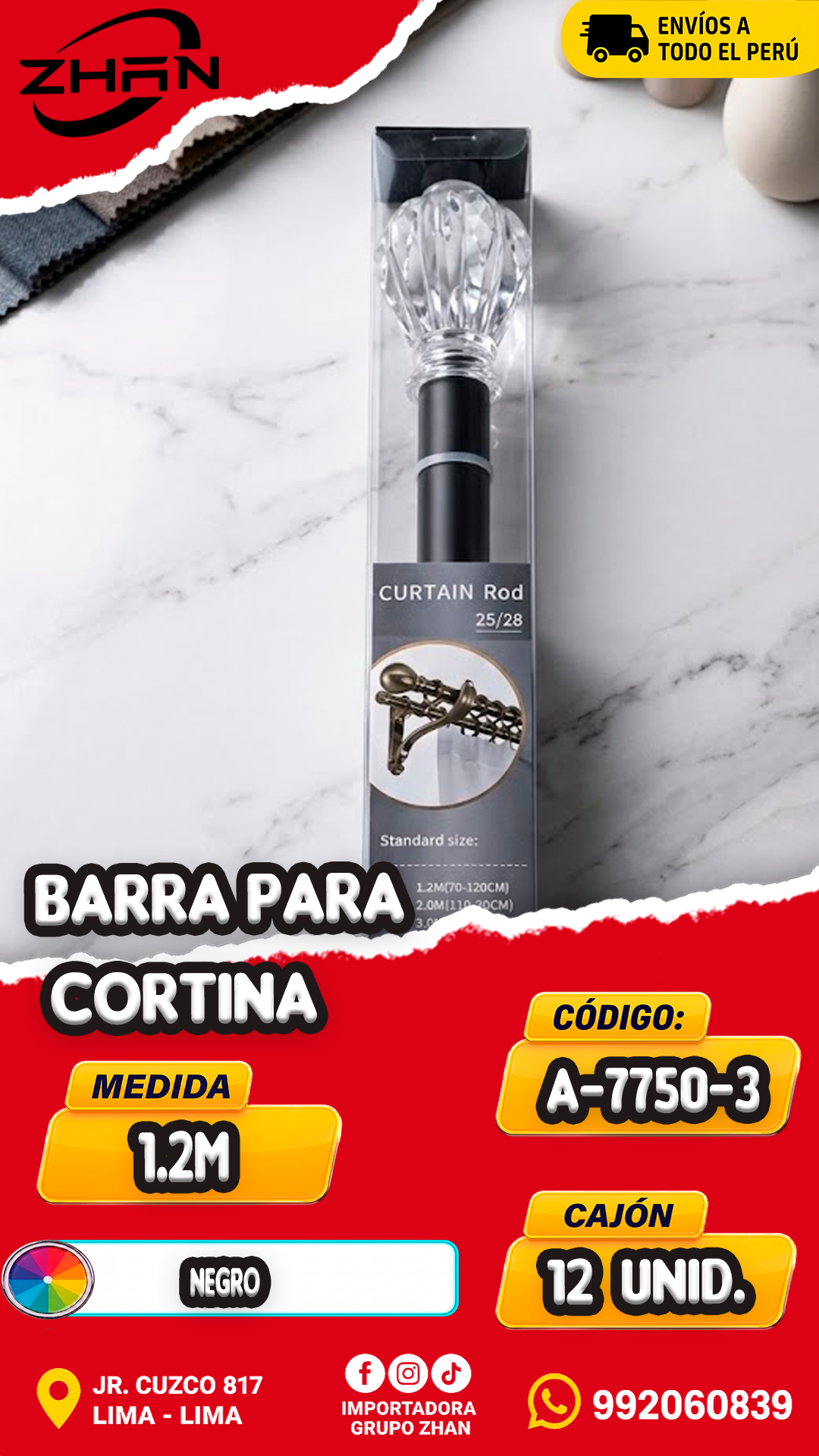 BARRA PARA CORTINA