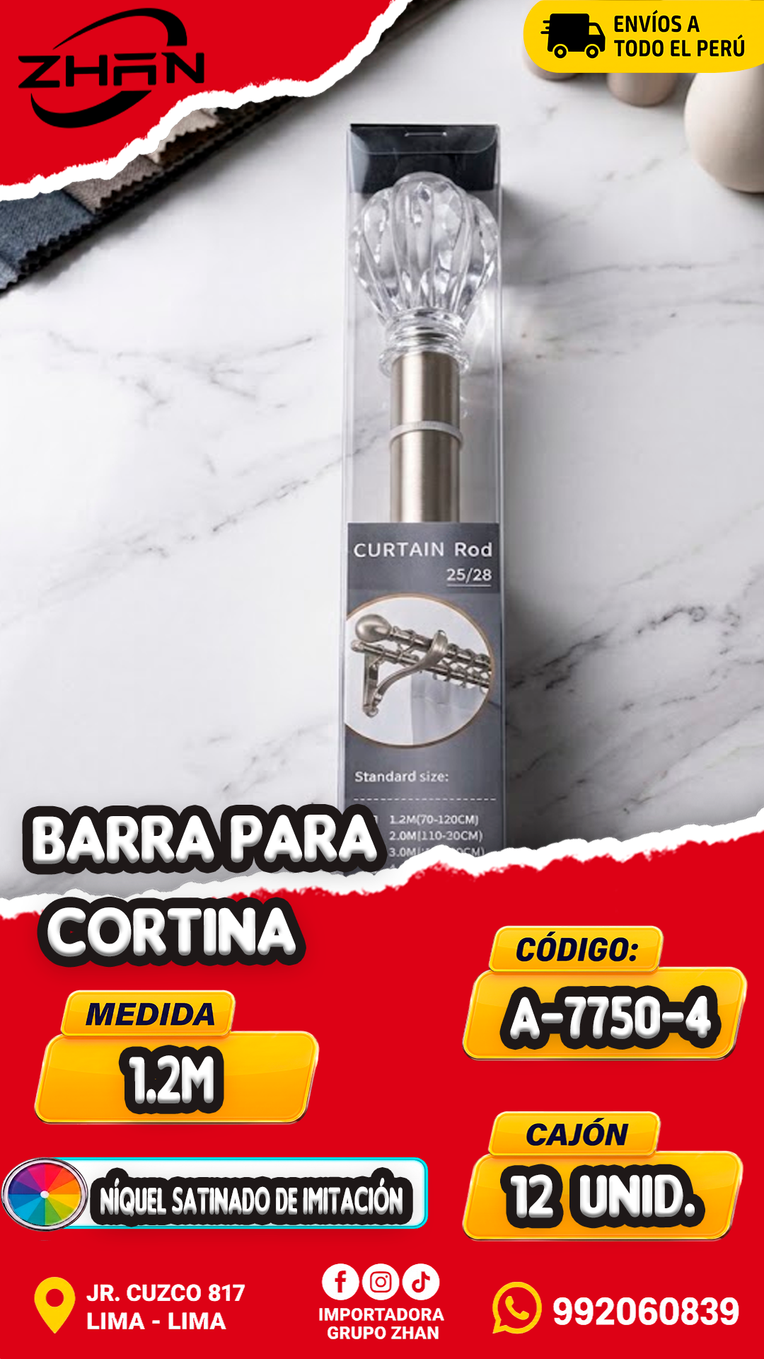 BARRA PARA CORTINA