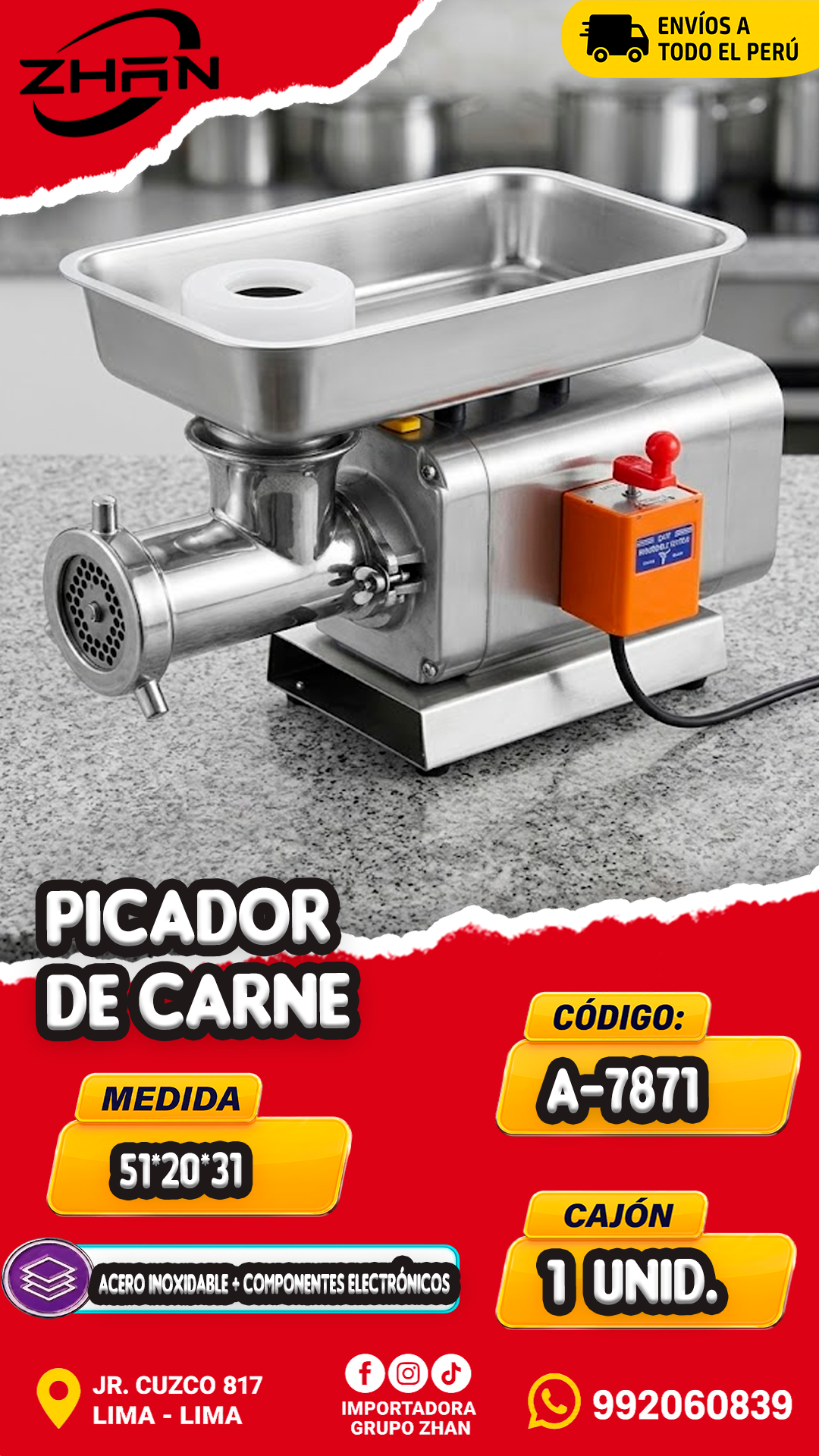 PICADORA DE CARNE