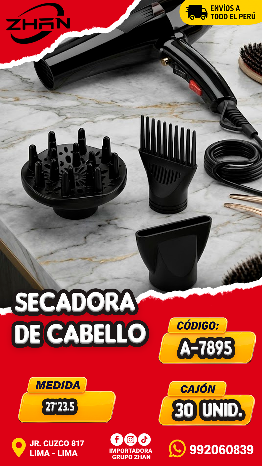 SECADORA DE CABELLO