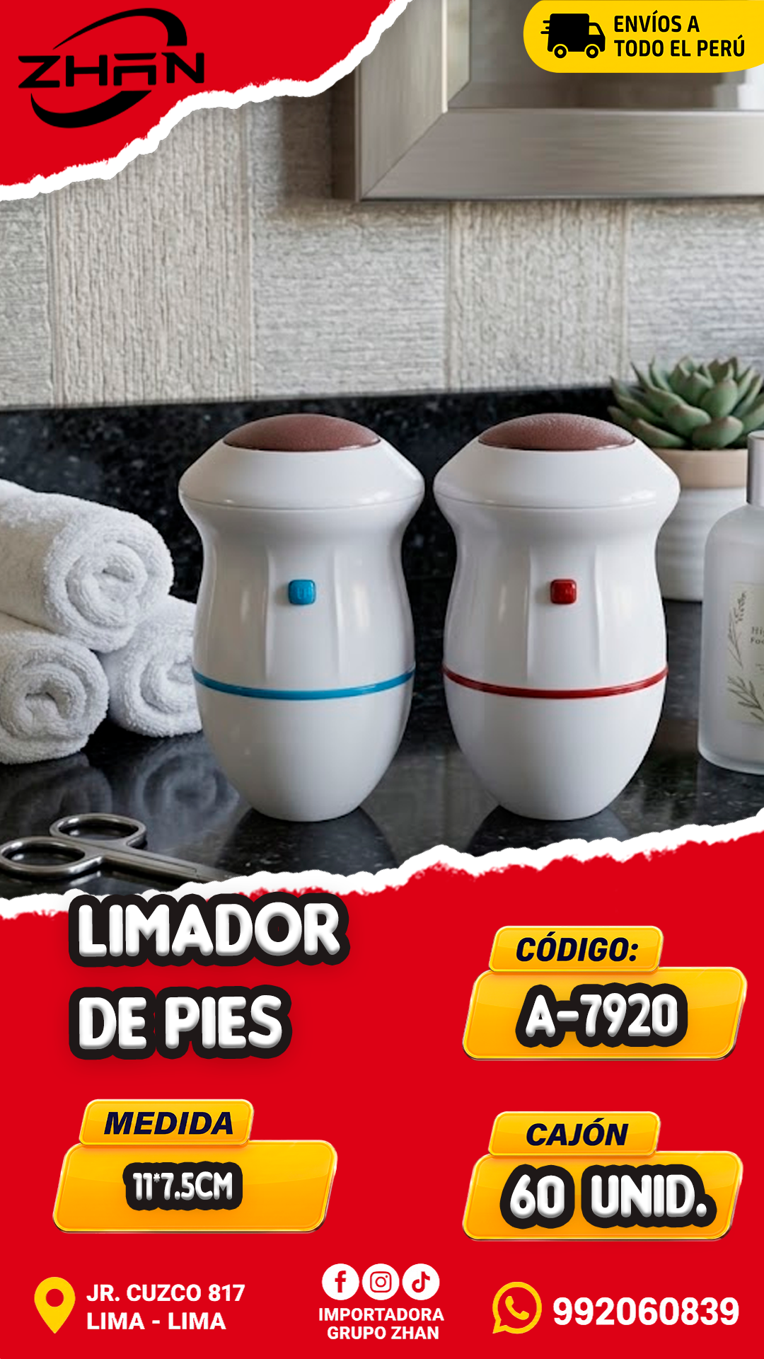 LIMADOR DE PIES