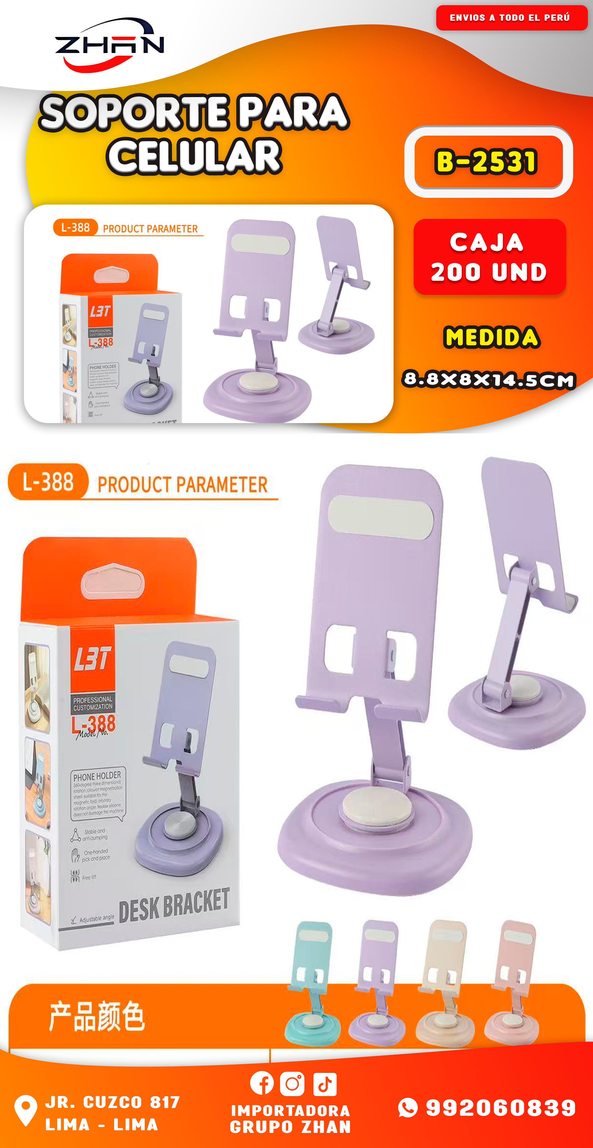 SOPORTE PARA CELULAR