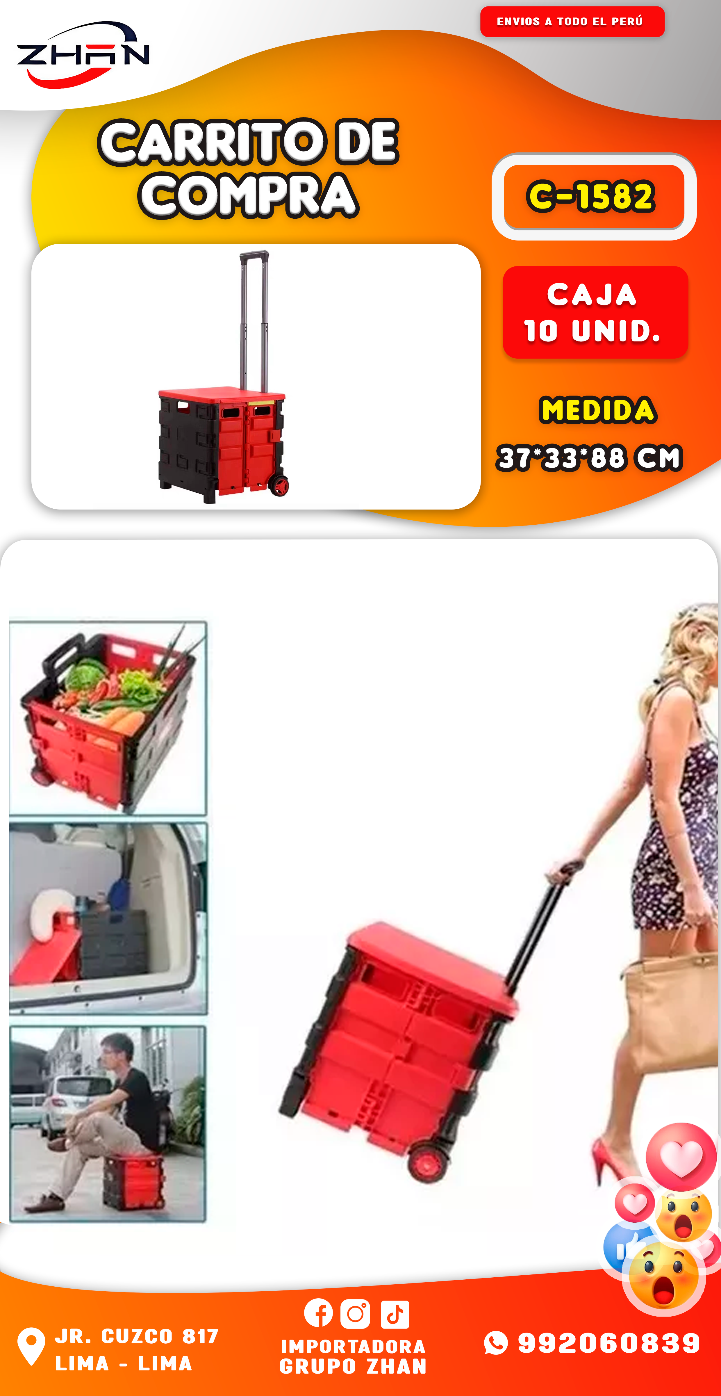 CARROS DE COMPRAS PEGABLE