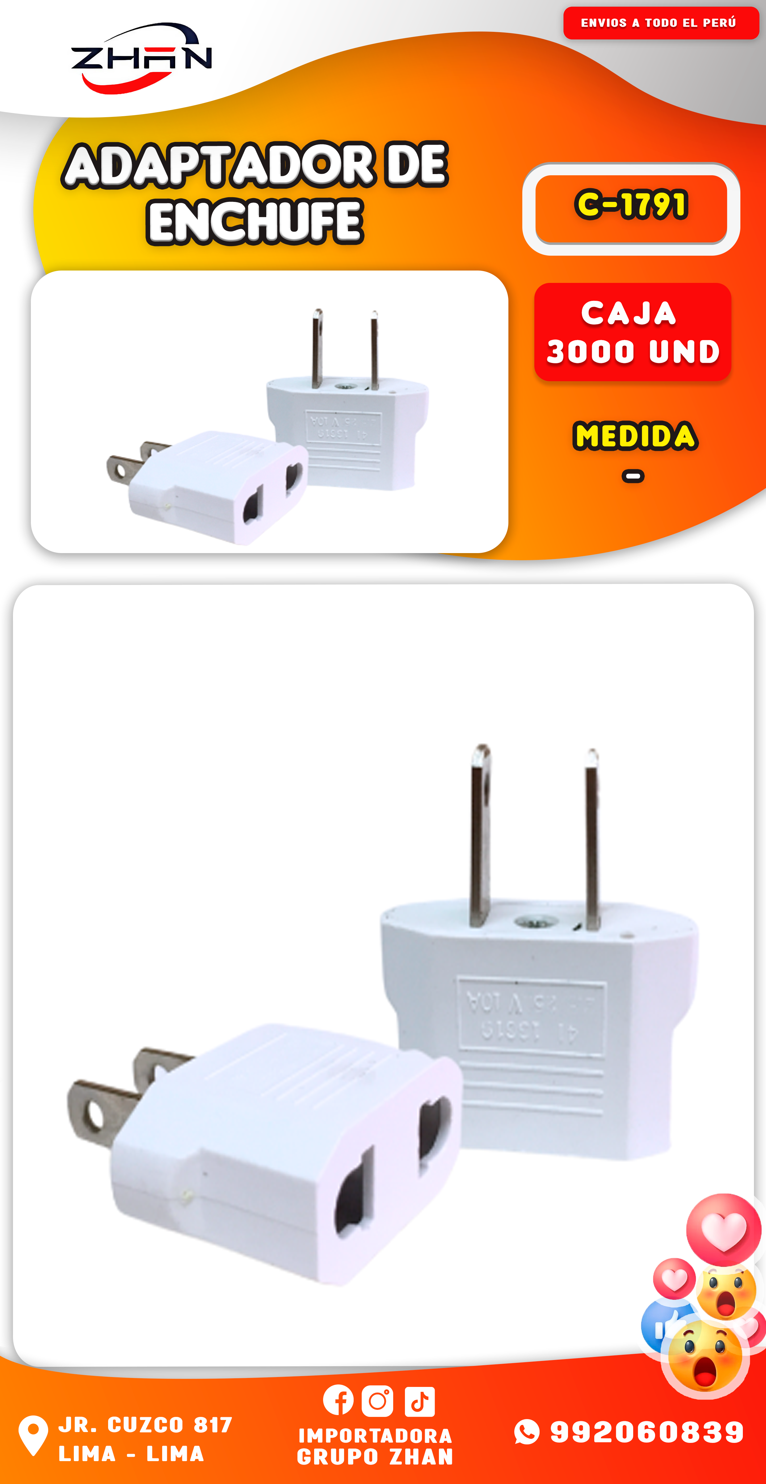 ADAPTADOR DE ENCHUFE