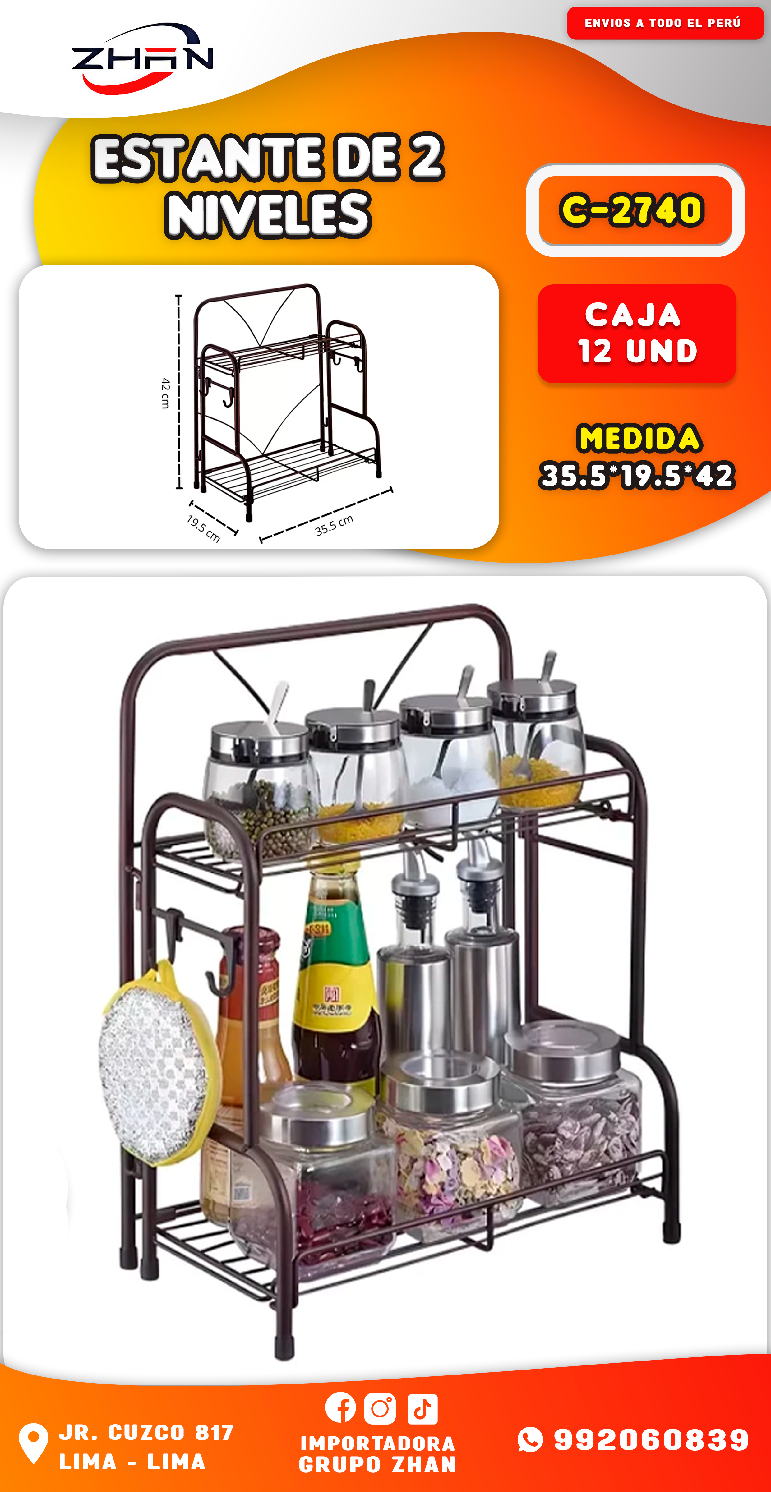 ESTANTE DE 2 NIVELES (2)