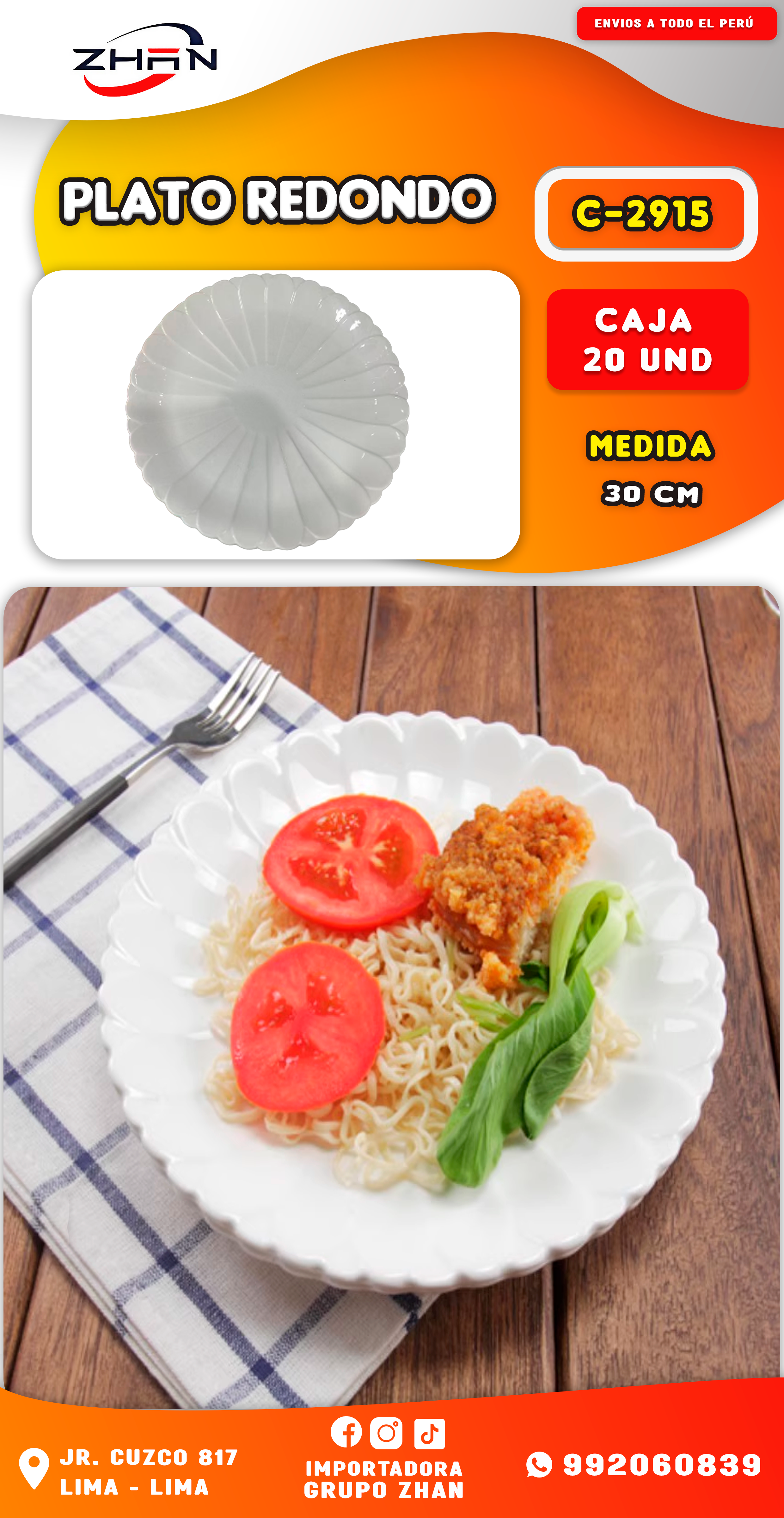 PLATO REDONDO