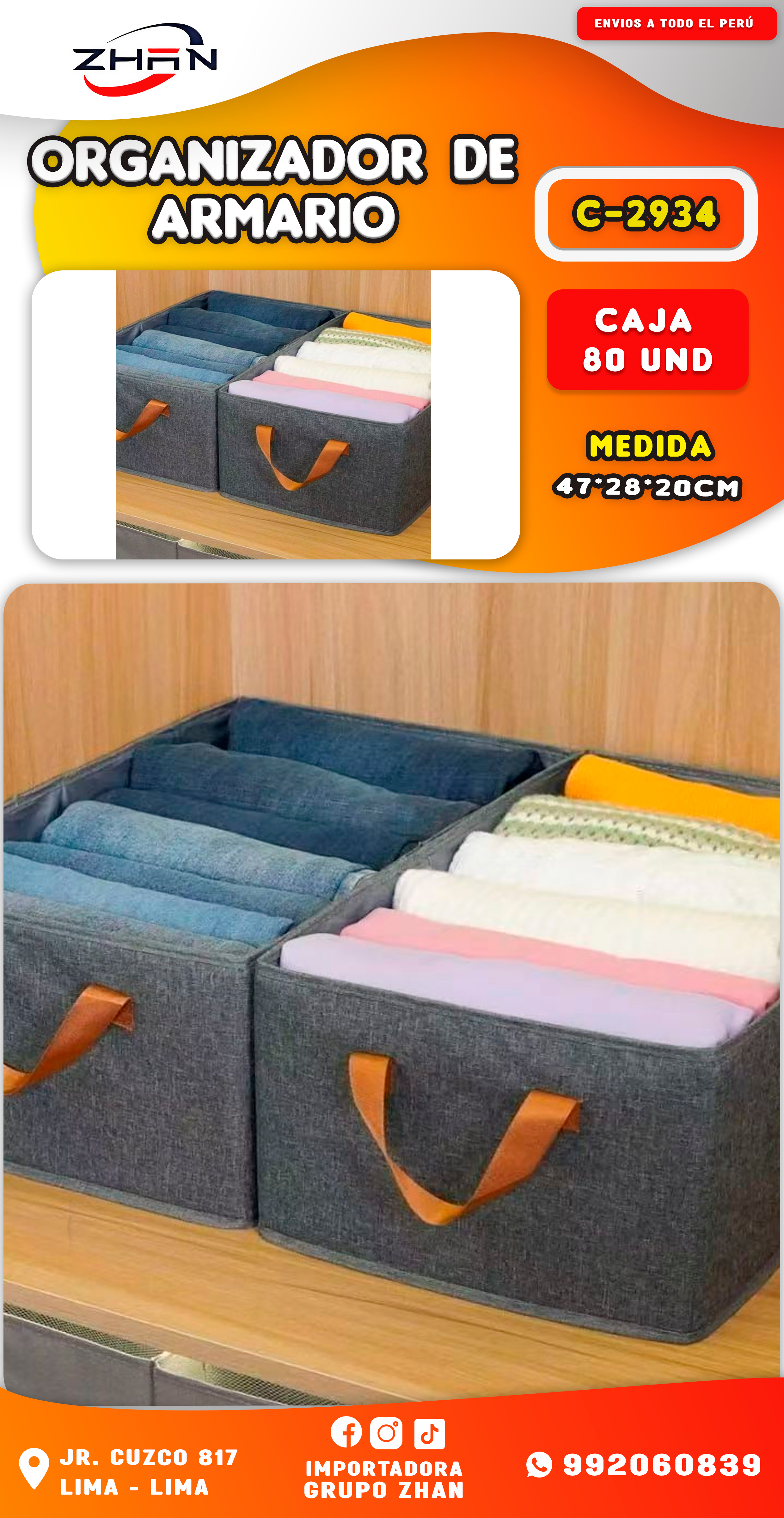 ORGANIZADOR DE ARMARIO