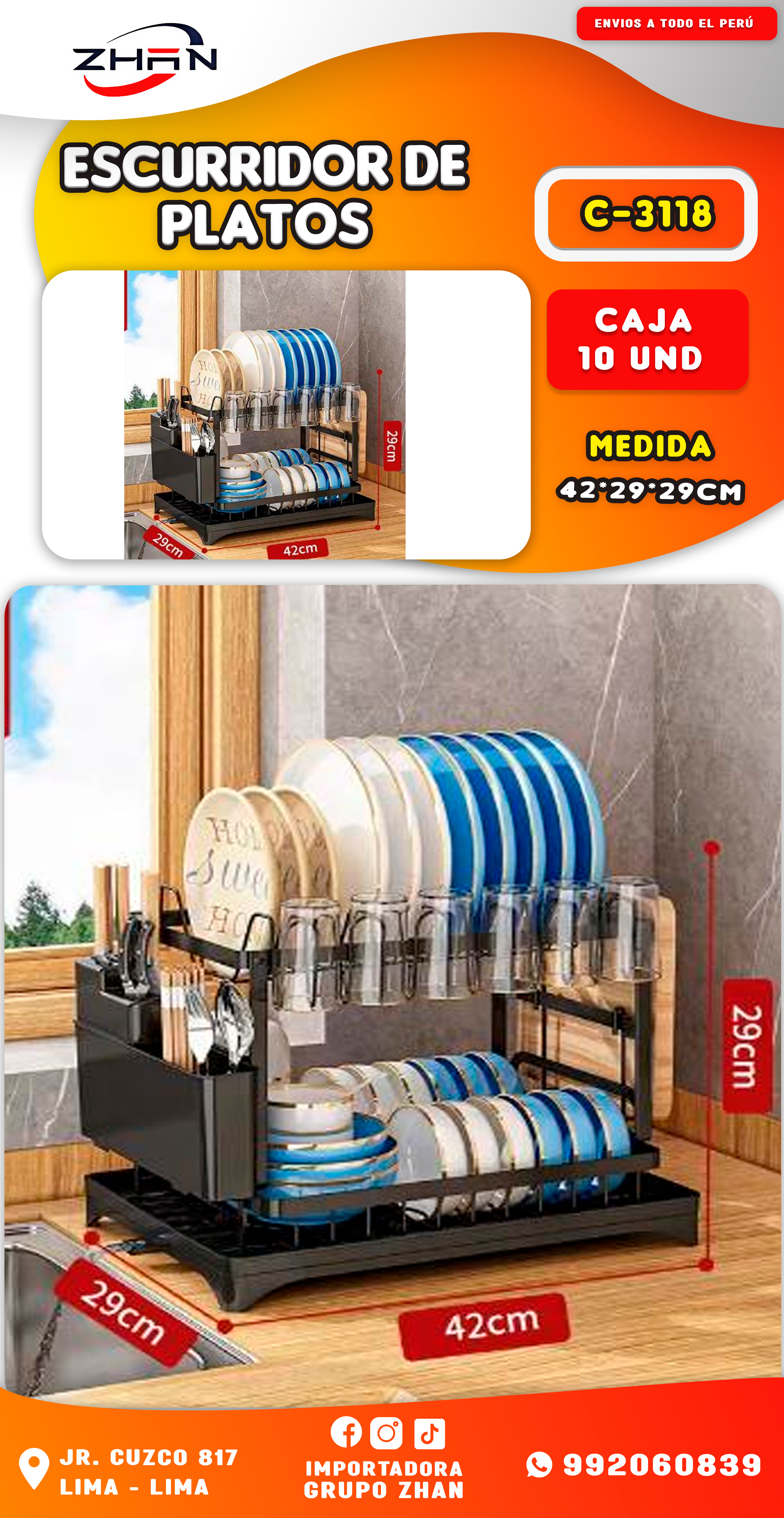 ESCURRIDOR DE PLATOS