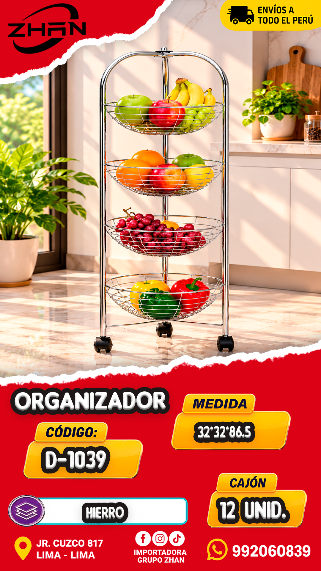 ORGANIZADOR DE 4 NIVELES