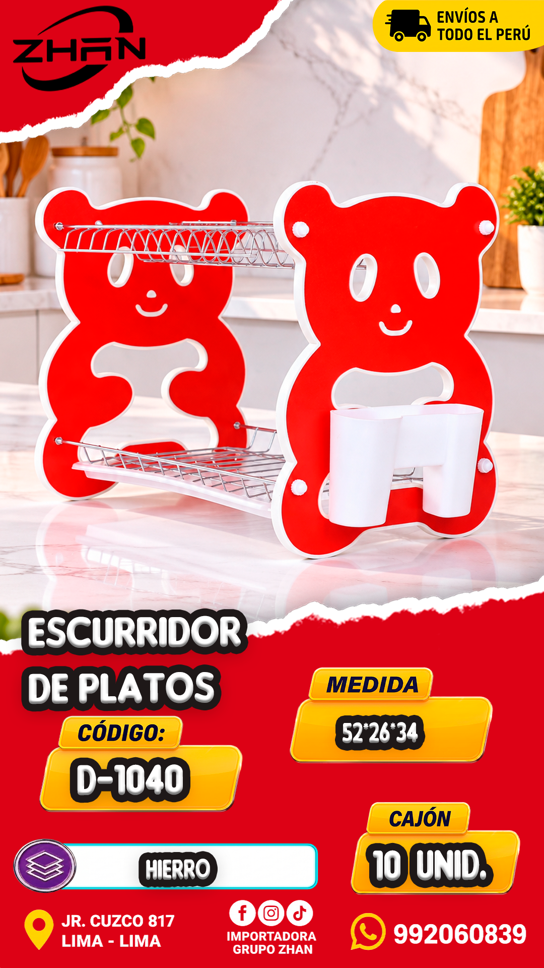 ESCURRIDOR DE PLATOS