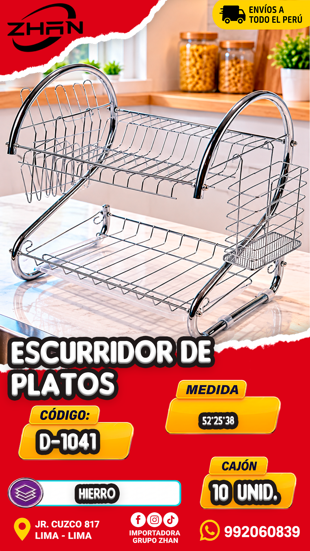 ESCURRIDOR DE PLATOS