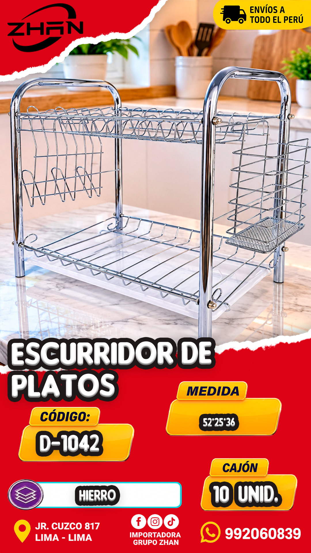 ESCURRIDOR DE PLATOS