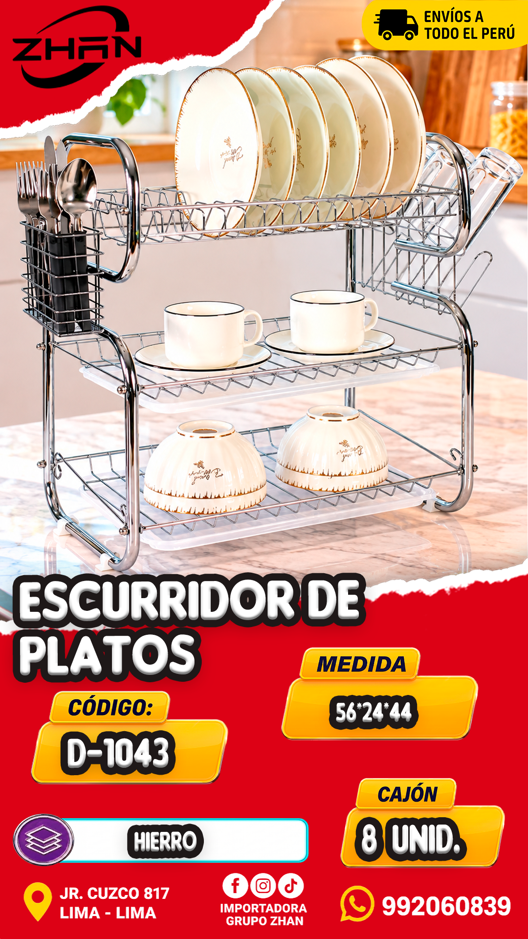 ESCURRIDOR DE PLATOS