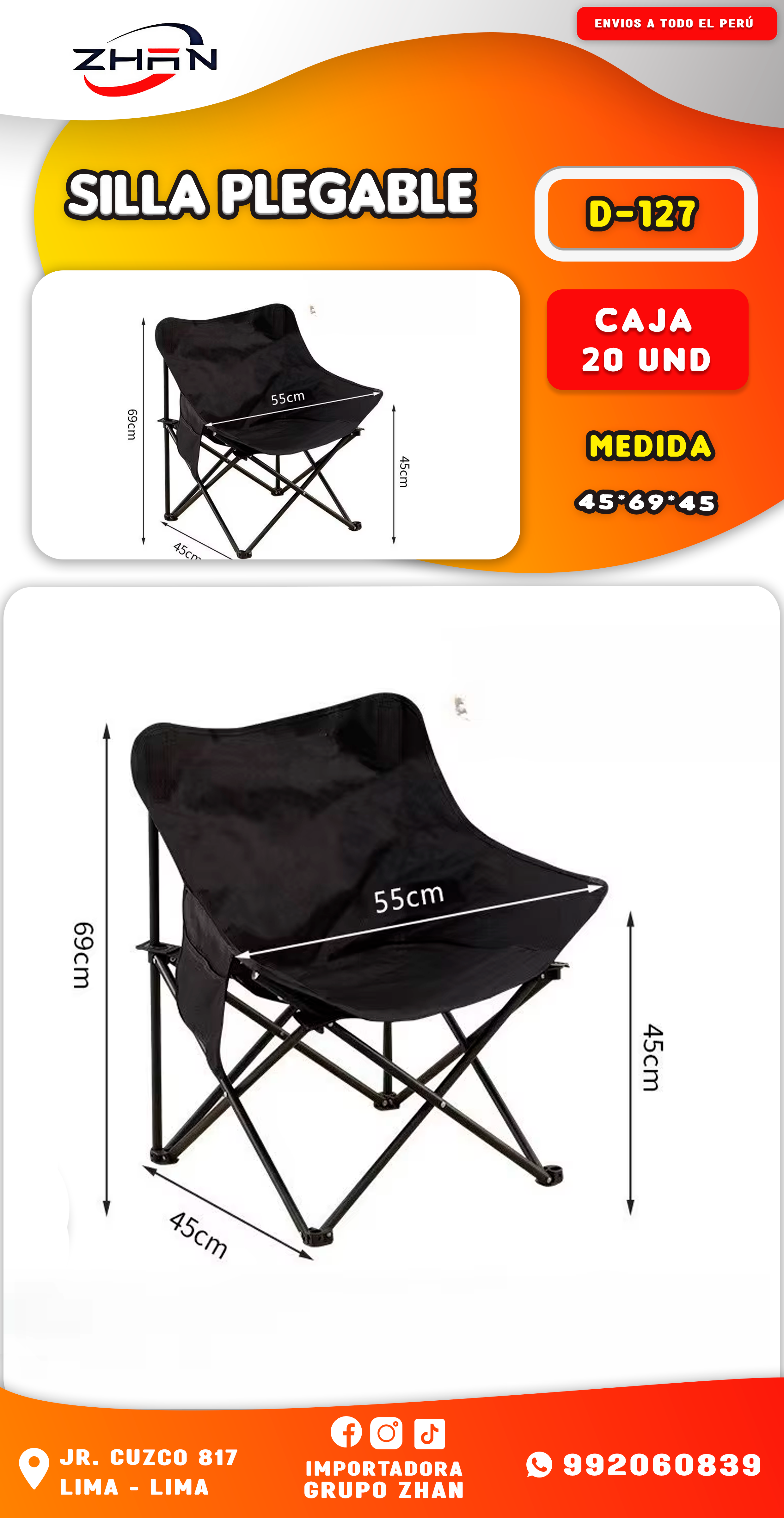 SILLA PLEGABLE