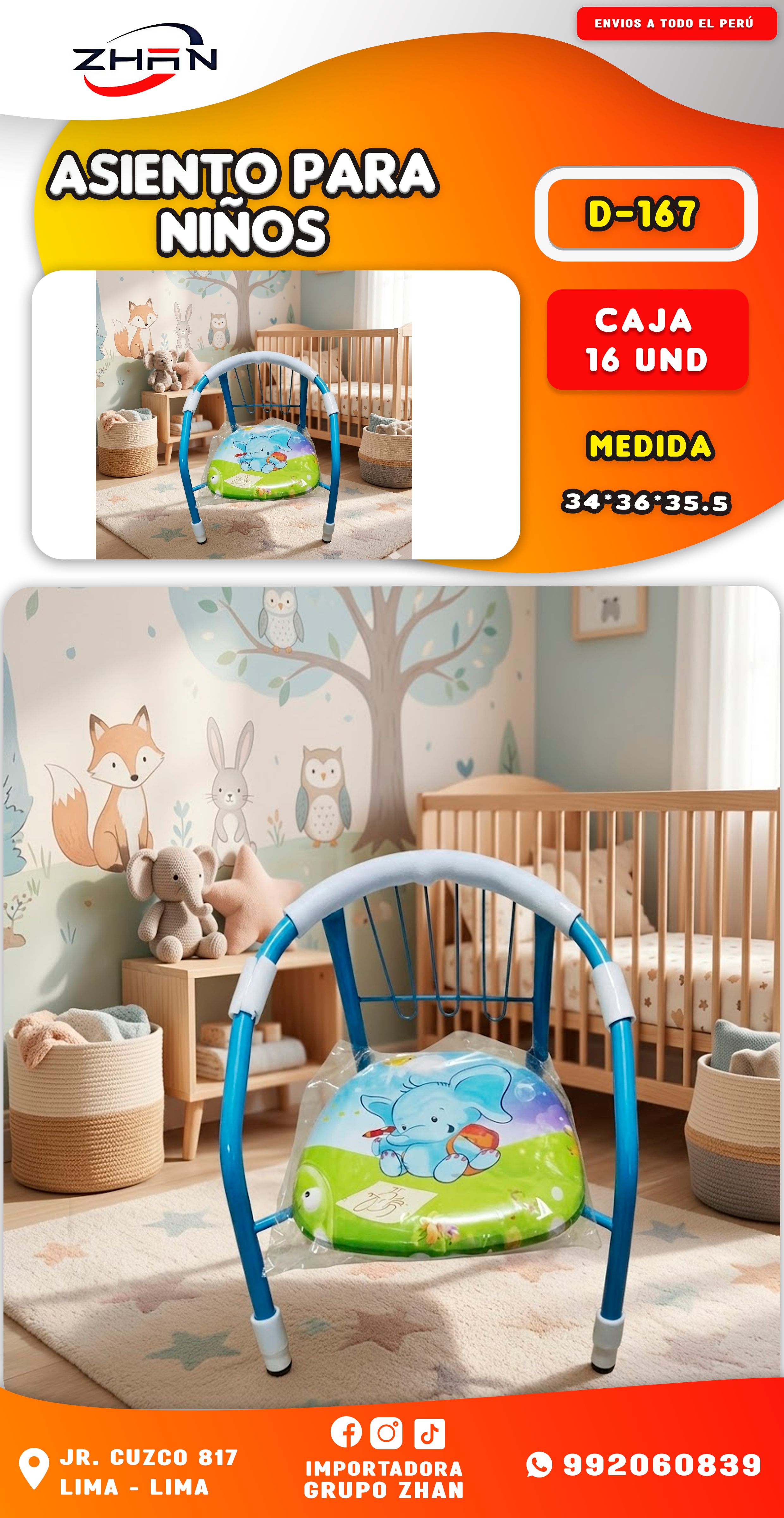 ASIENTO PARA NIÑOS