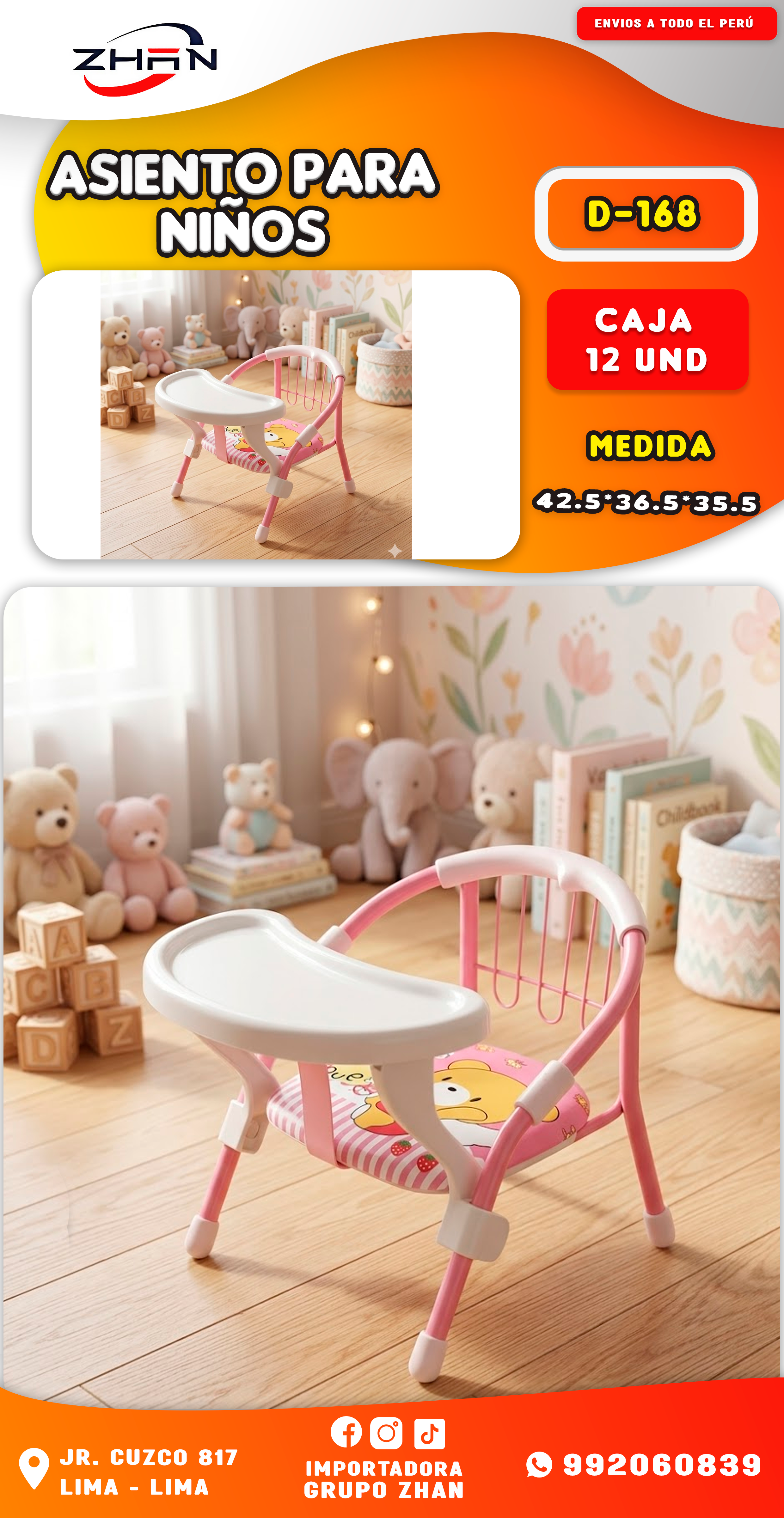 ASIENTO PARA NIÑOS