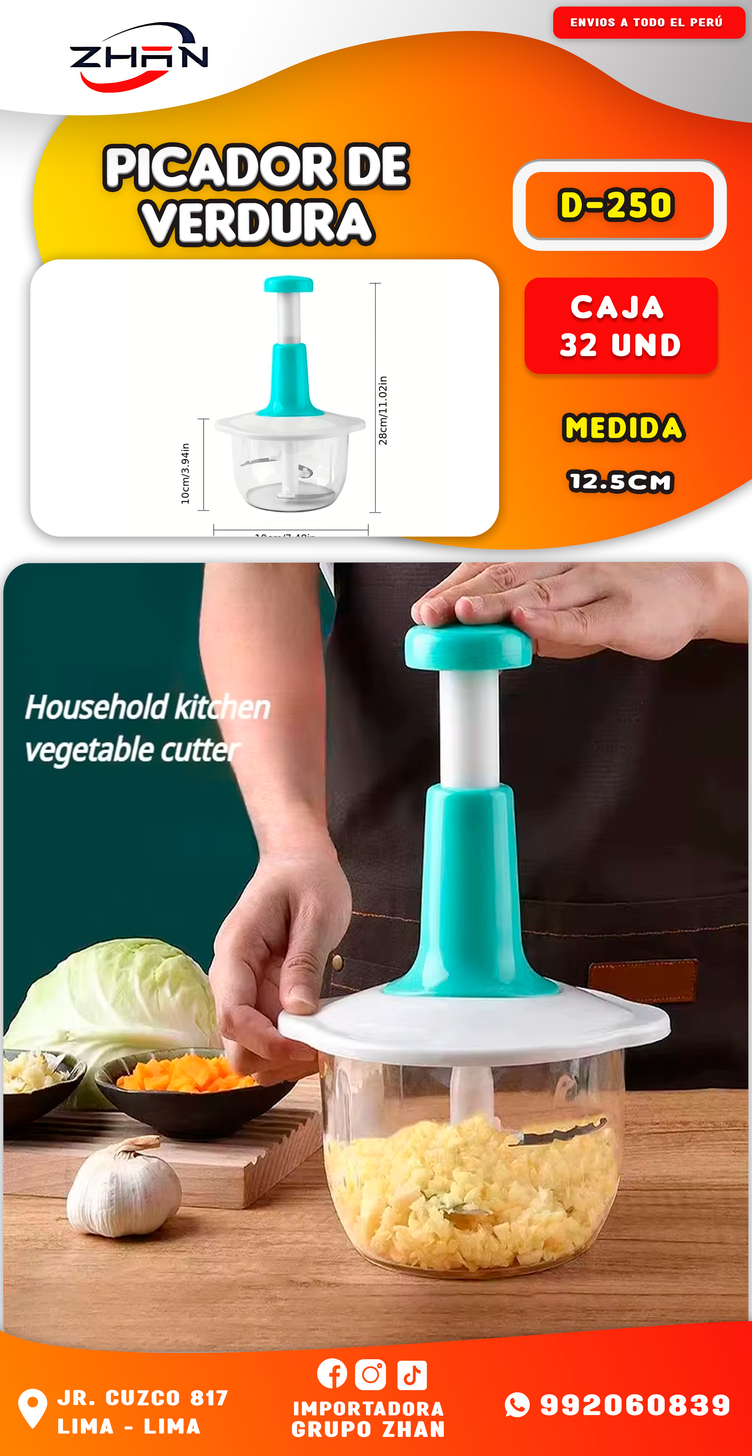 PICADOR DE VERDURA