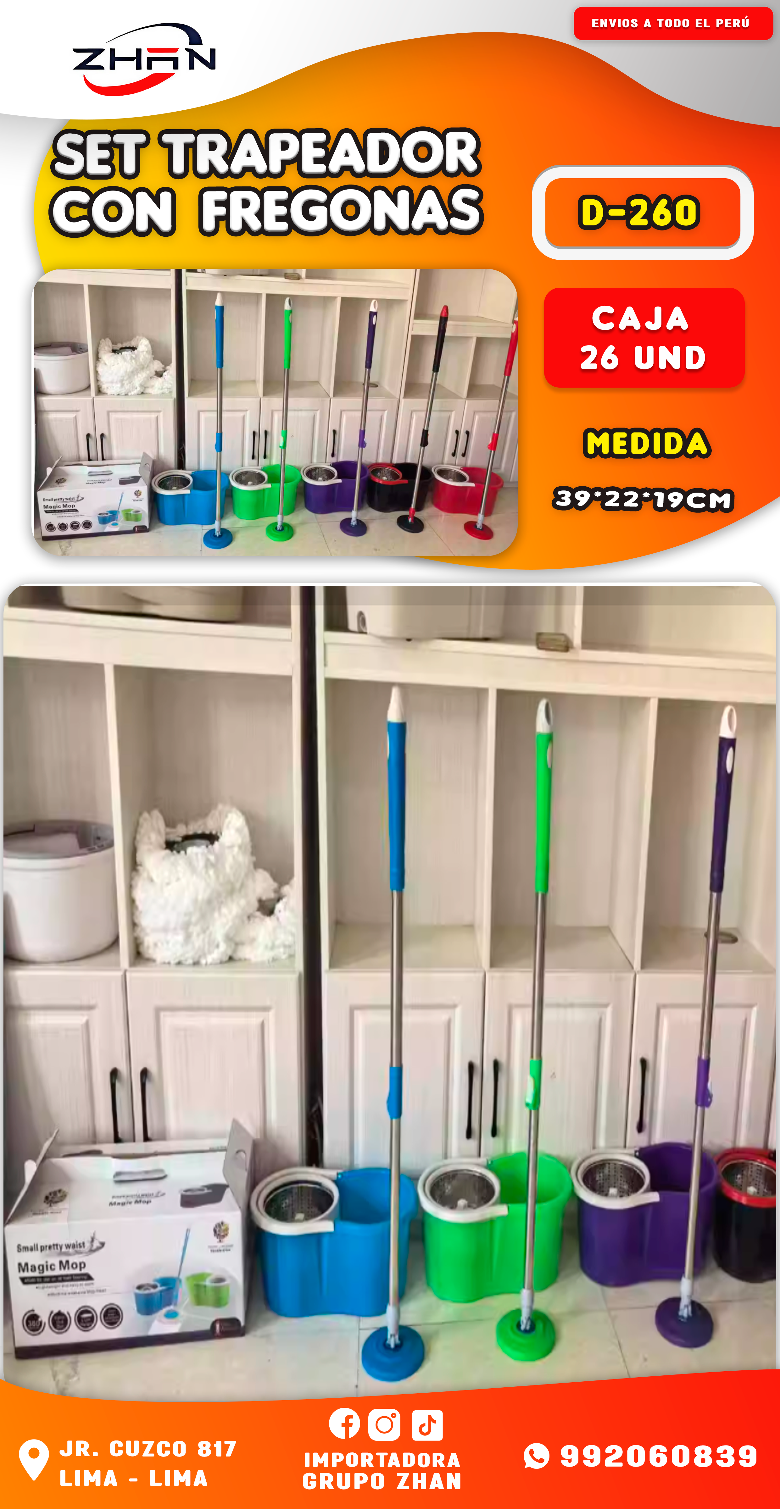 SET TRAPEADOR CON FREGONAS