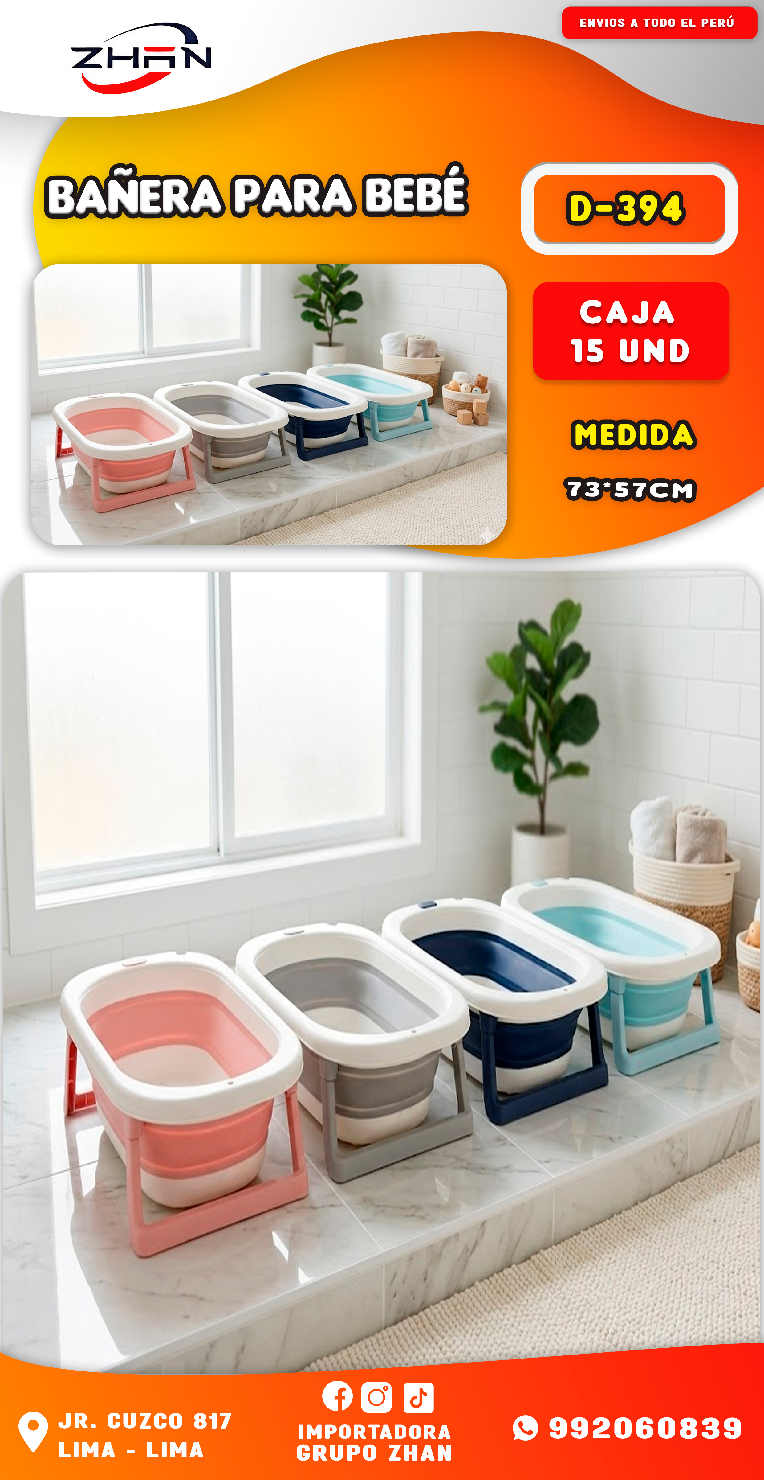 BAÑERA PARA BEBE