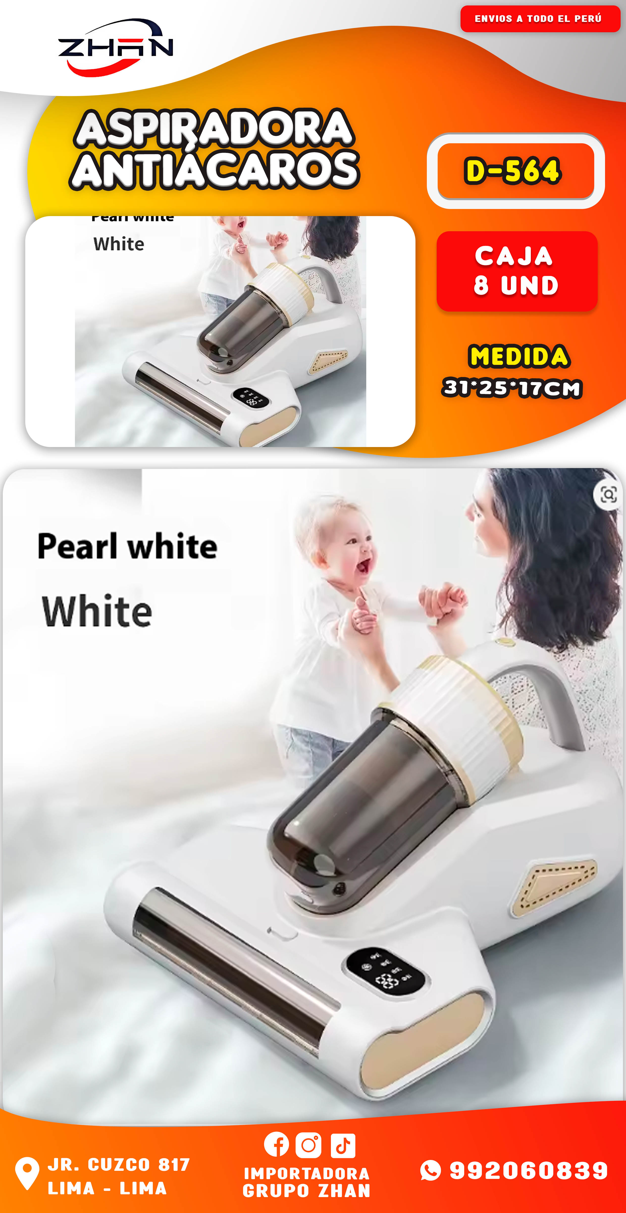 ASPIRADORA ANTIÁCAROS