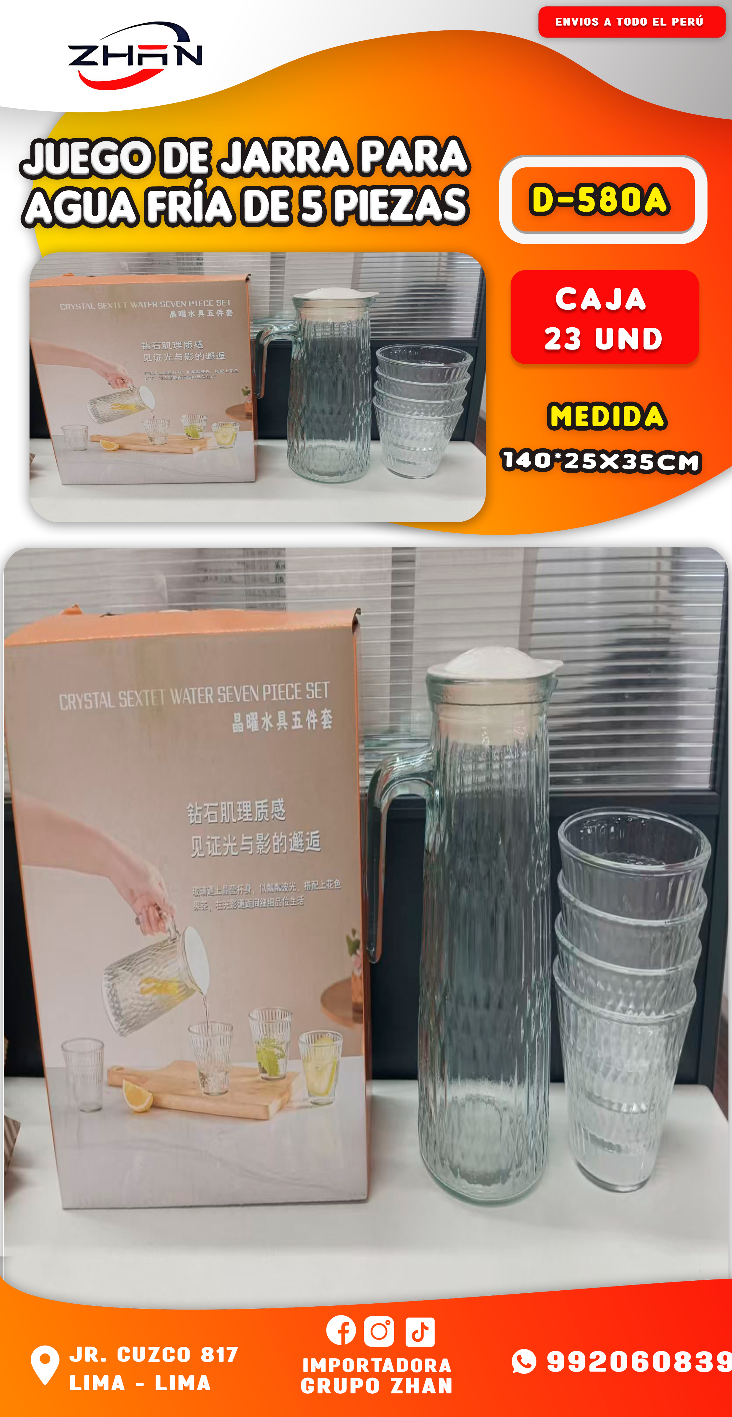 JUEGO DE JARRA