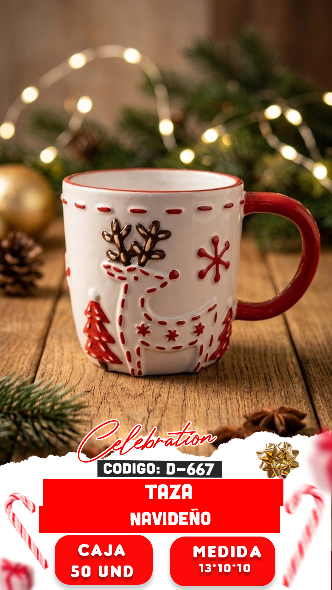 TAZA NAVIDEÑO