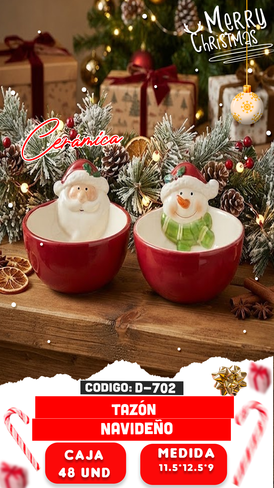 Tazon navideño
