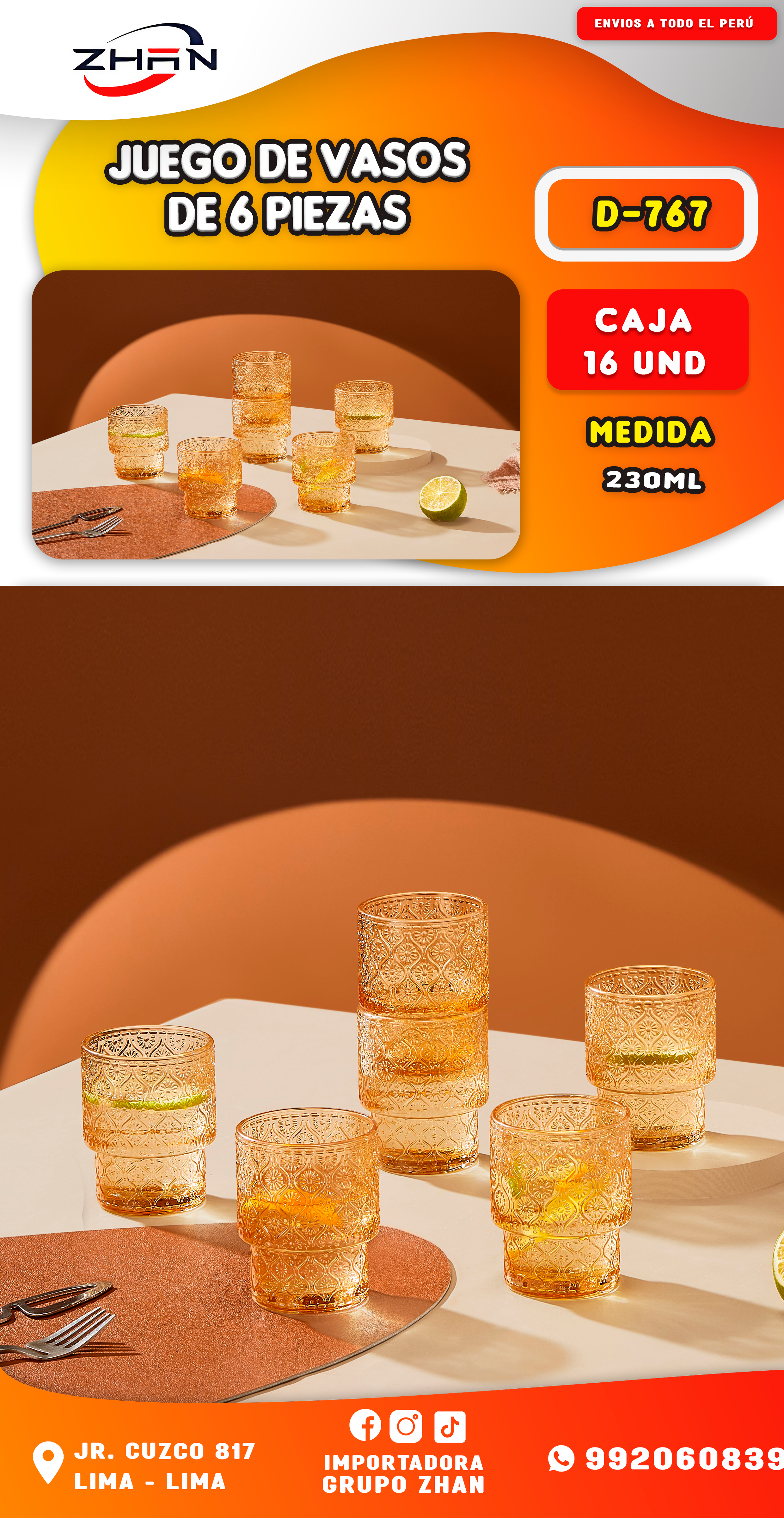 SET DE VASOS