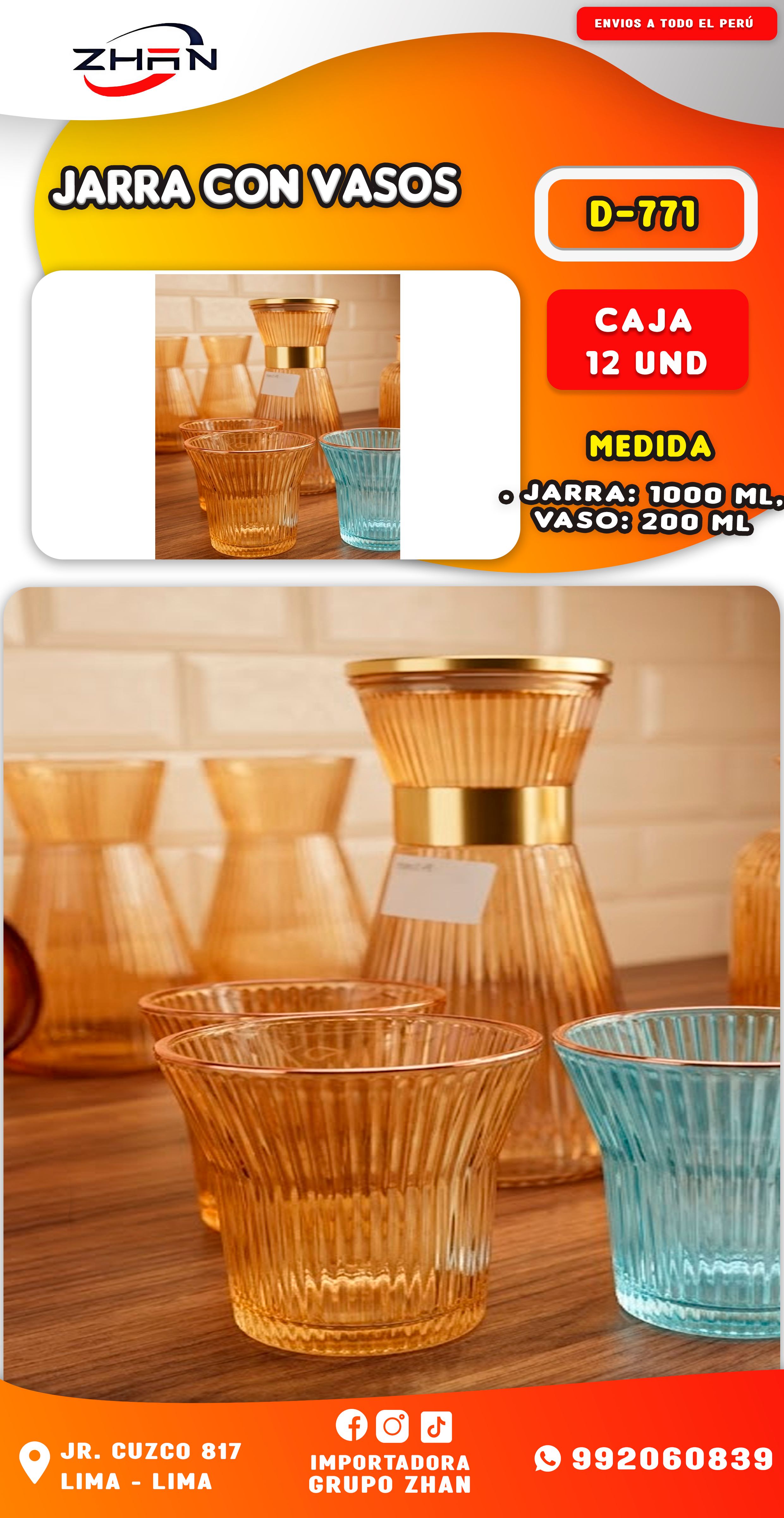VASOS DE VIDRIO