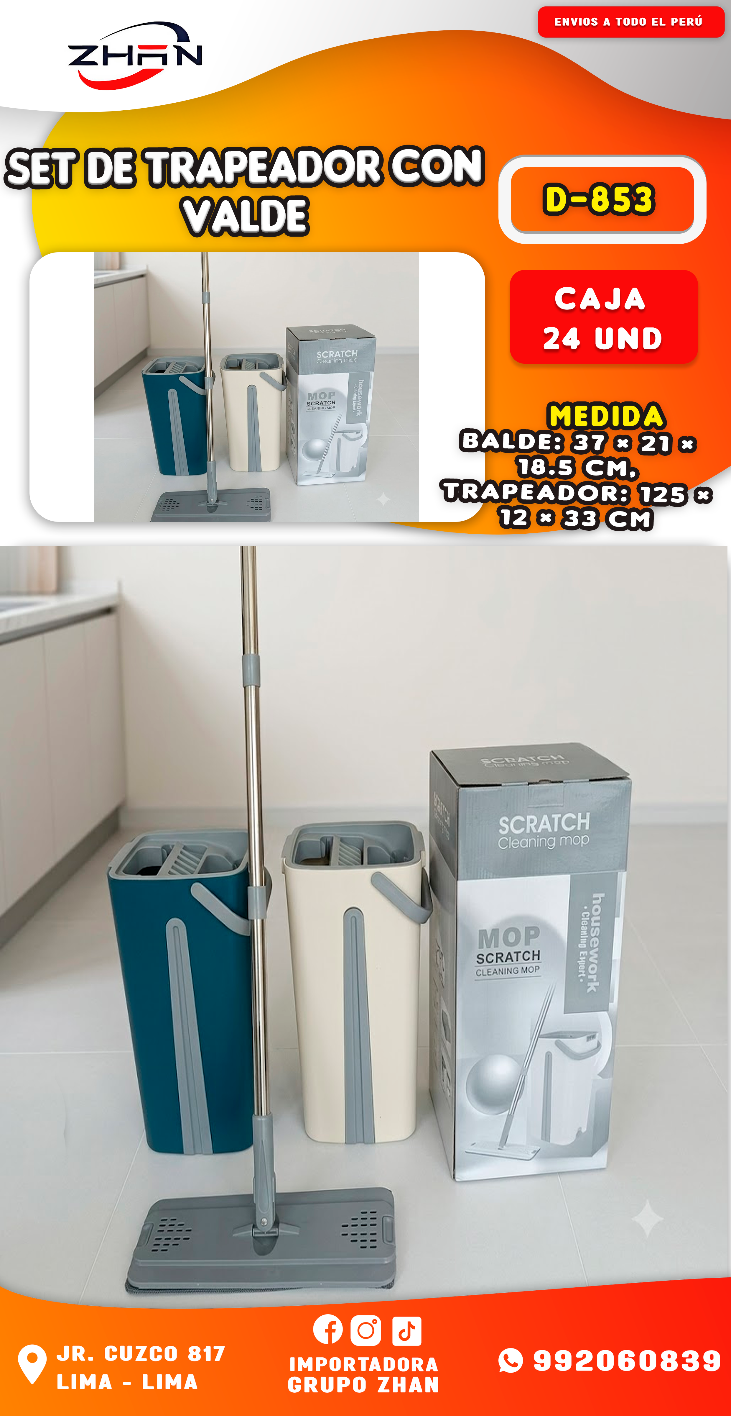 SET DE TRAPEADOR CON VALDE