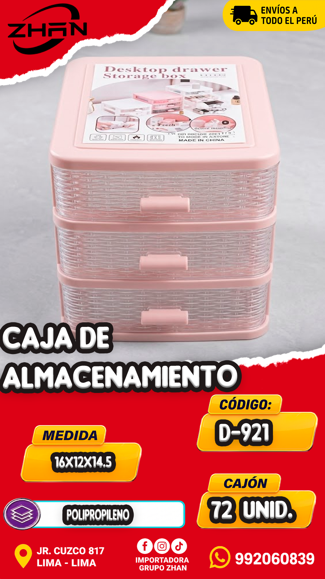CAJA ORGANIZADOR