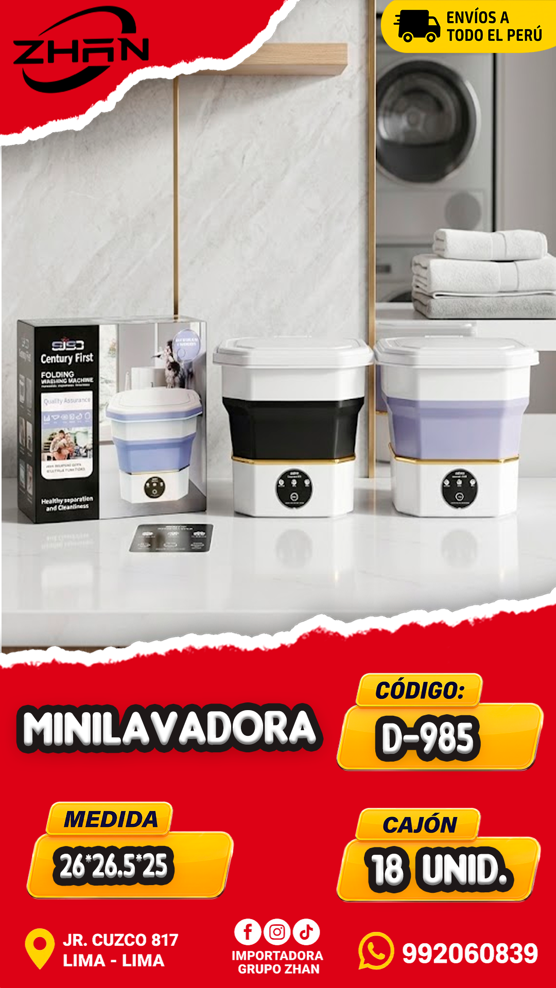 MINI LAVADORA PORTATIL