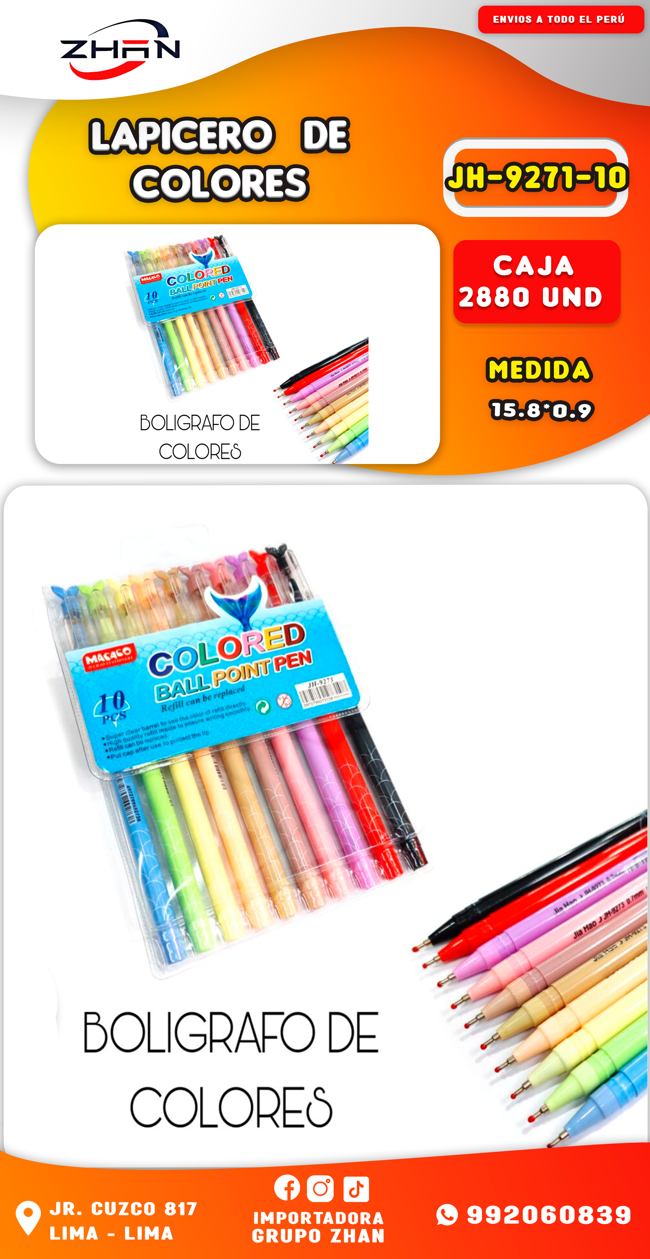 LAPICERO DE COLORES